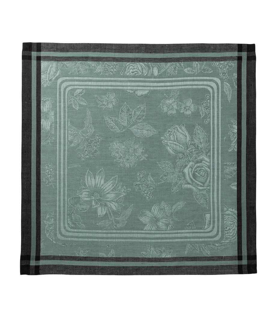 Linen Romance Napkin GREEN Image 1