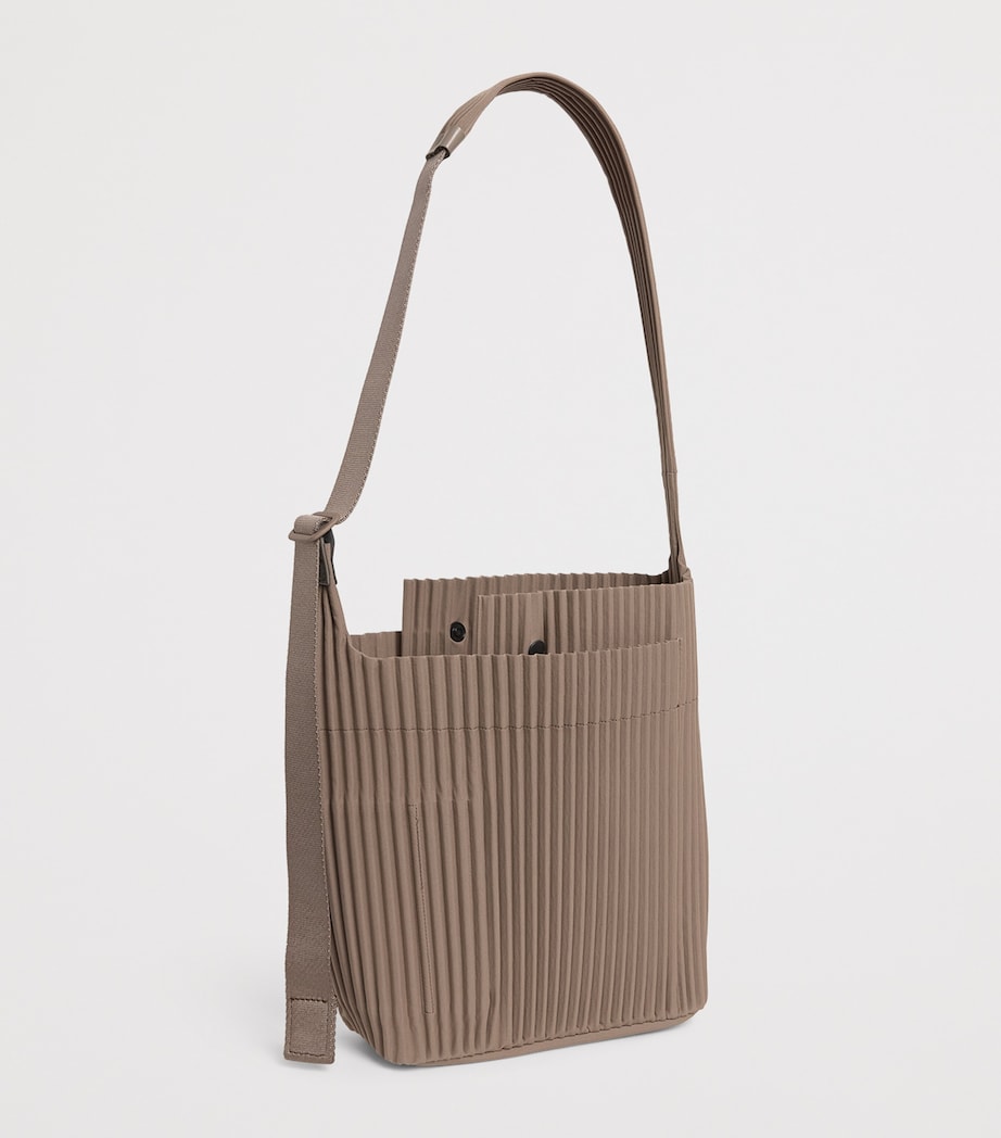 Pleated Utility Shoulder Bag 19 - GREIGE Image 3