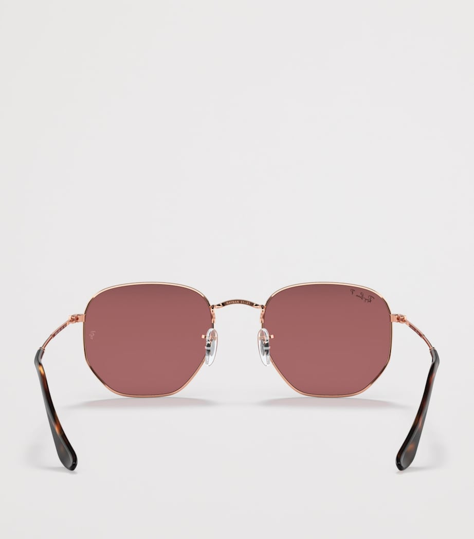 Ray-Ban RB3548N Hexagonal Flat Lenses Irregular Sunglasses Image 4
