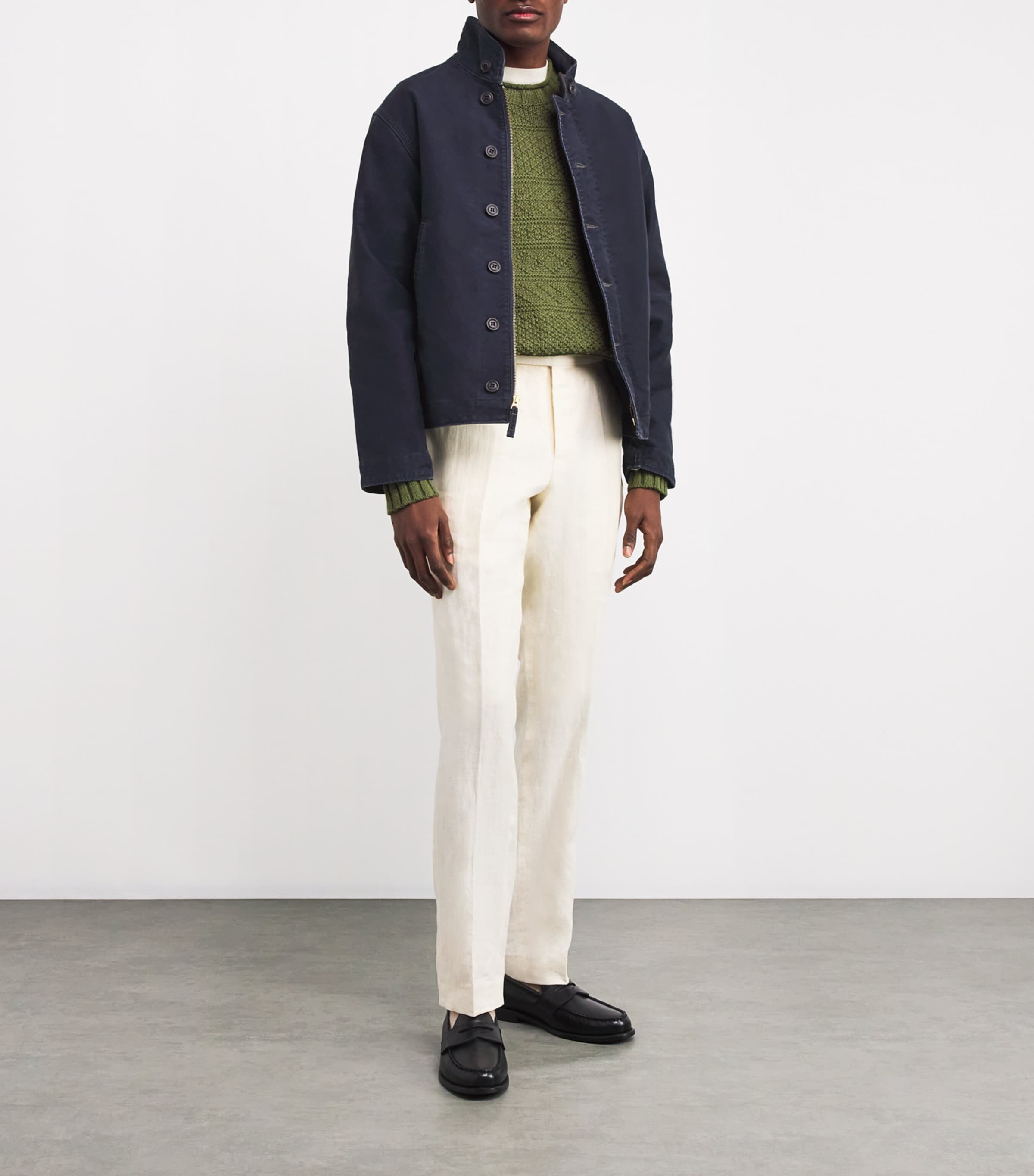 Polo Ralph Lauren Double RL Cotton N-1 Deck Jacket | Harrods US