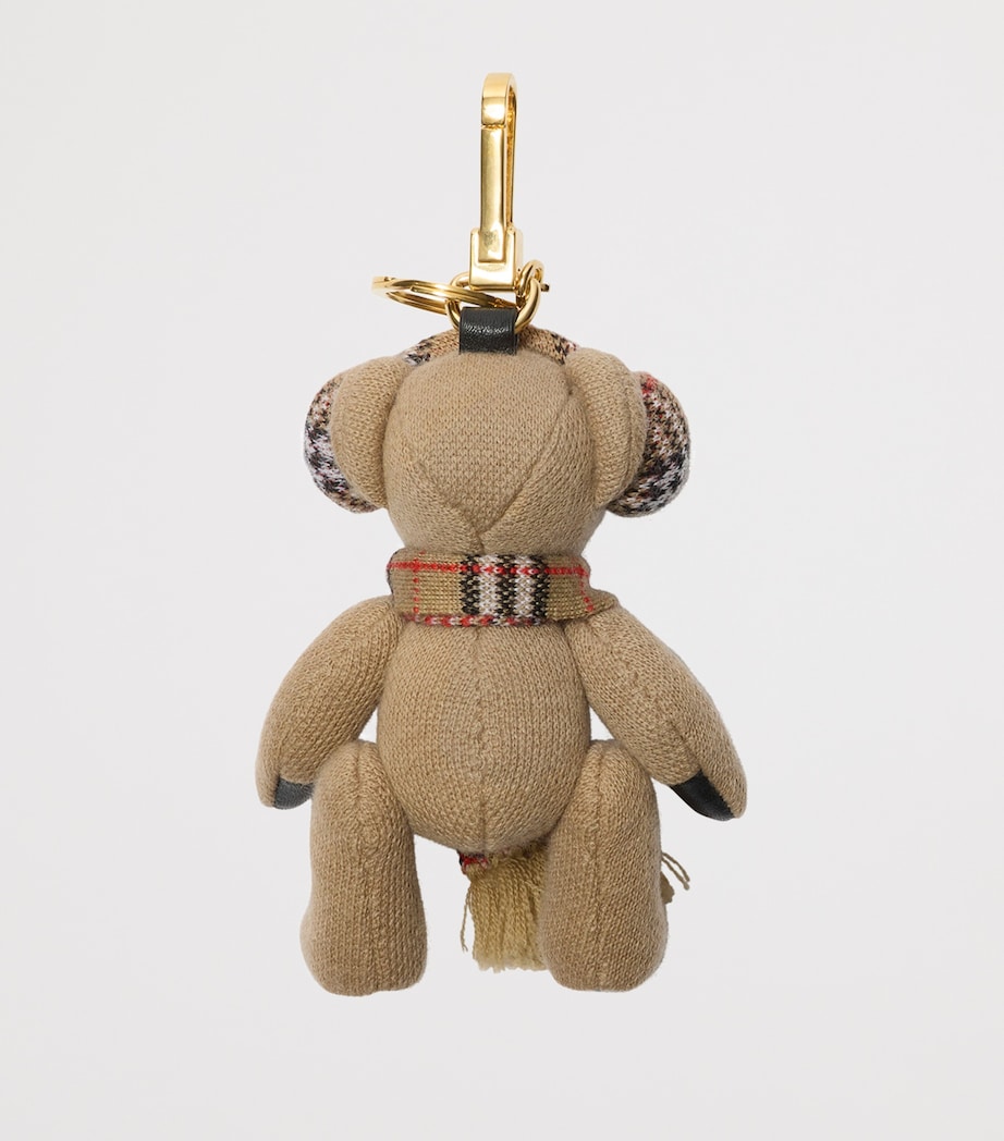 Wool-Cashmere Thomas Bear Keyring SAND Image 2