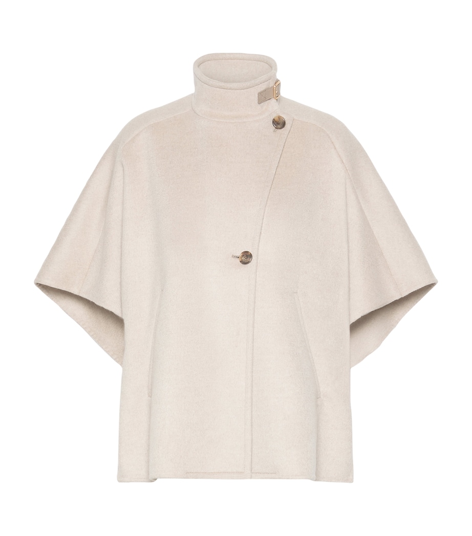 Max Mara Womens Cashmere Cape Stone Image 1