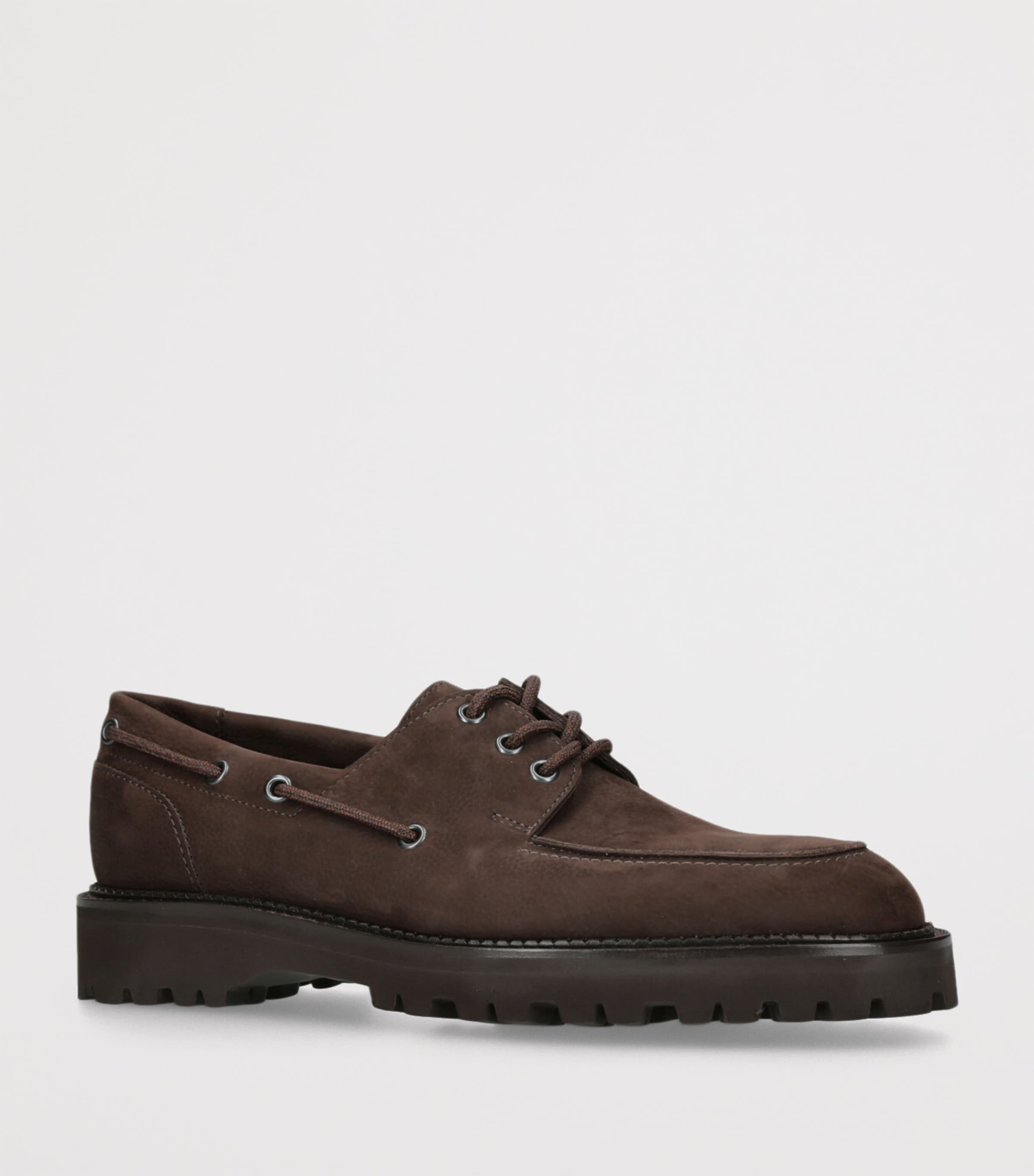 Suede Tide Boat Shoes BROWN/OTH Image 3