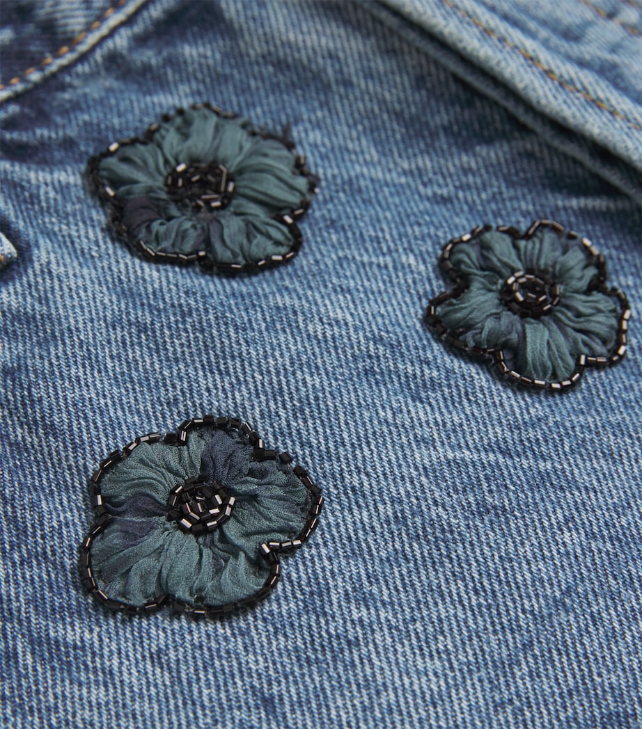 The Embellished Hang Denim Shorts JULIET Image 5