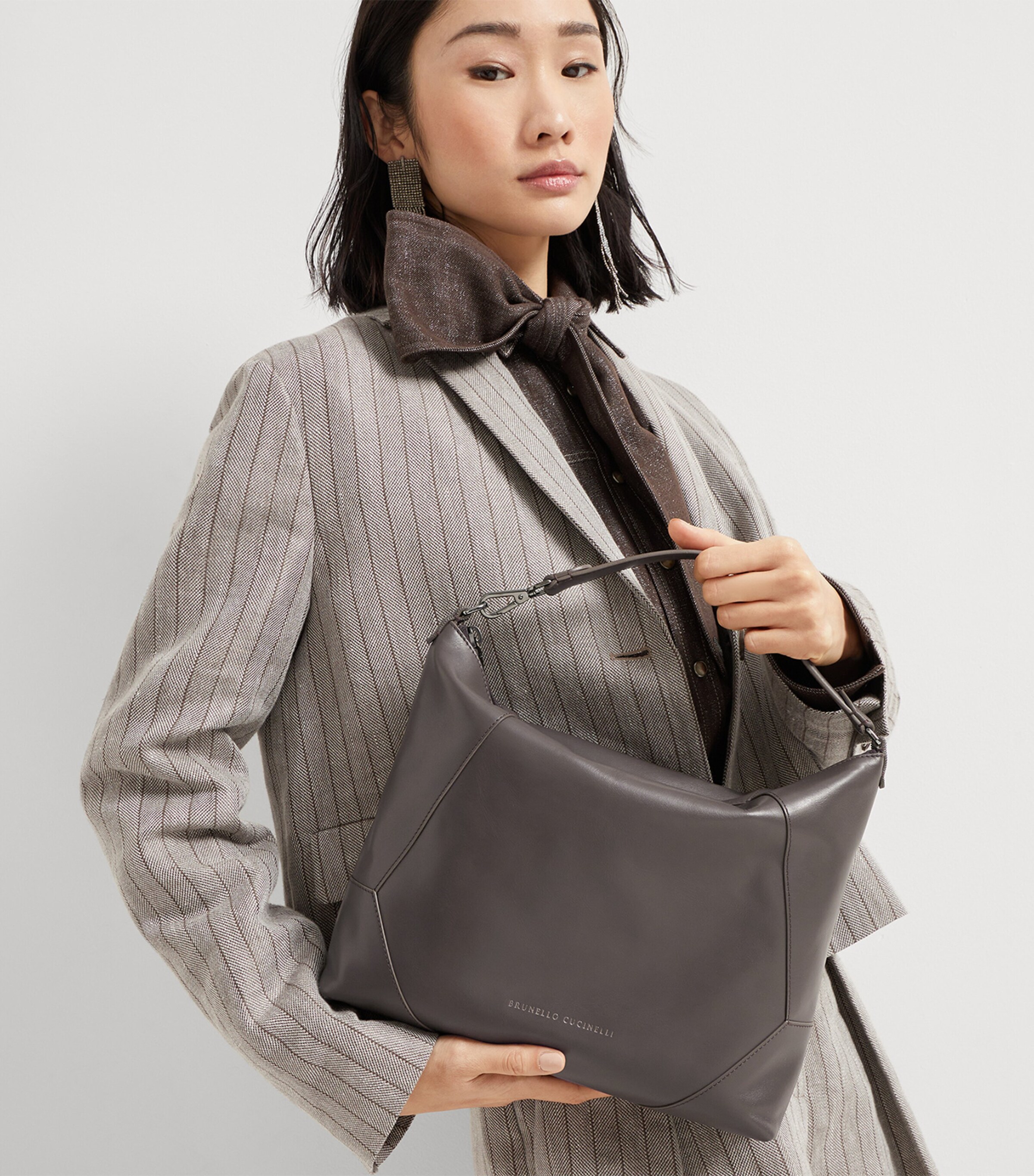 Leather BC Duo Shoulder Bag C8279 Image 2