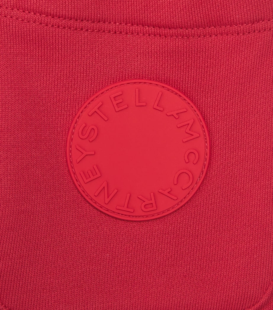 Stella McCartney Kids Cotton Sweatpants (6-36 Months) Red Image 3