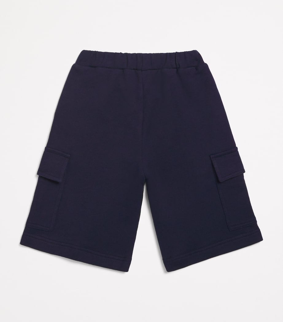 Cotton Jersey Cargo Shorts (2-12 Years) 497 BLUE Image 2