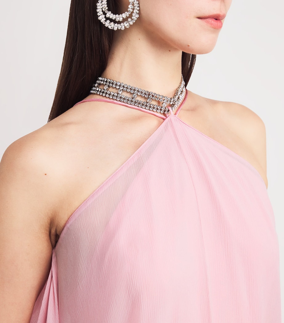 Silk Sza Sza Embellished Maxi Dress BABY PINK Image 4