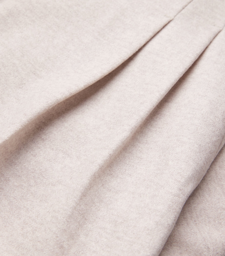 Wool Laine Uni Trousers 1145 ALABASTER Image 5