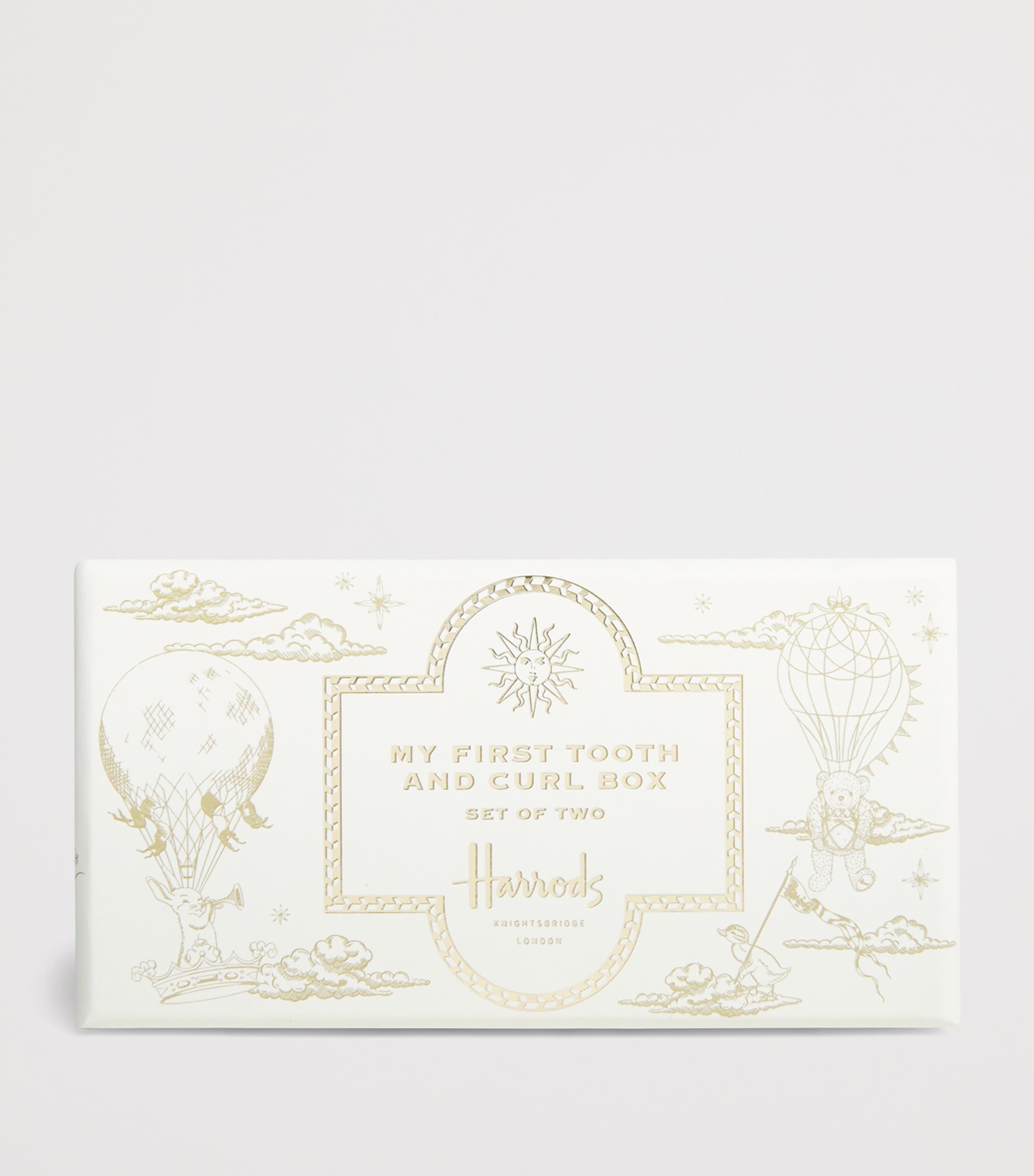 Keepsake Tooth and Curl Boxes Set SILVER Image 2