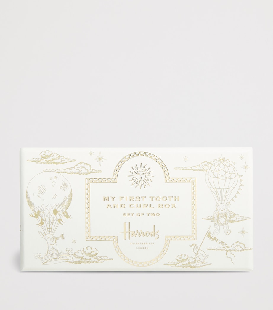 Keepsake Tooth and Curl Boxes Set SILVER Image 2