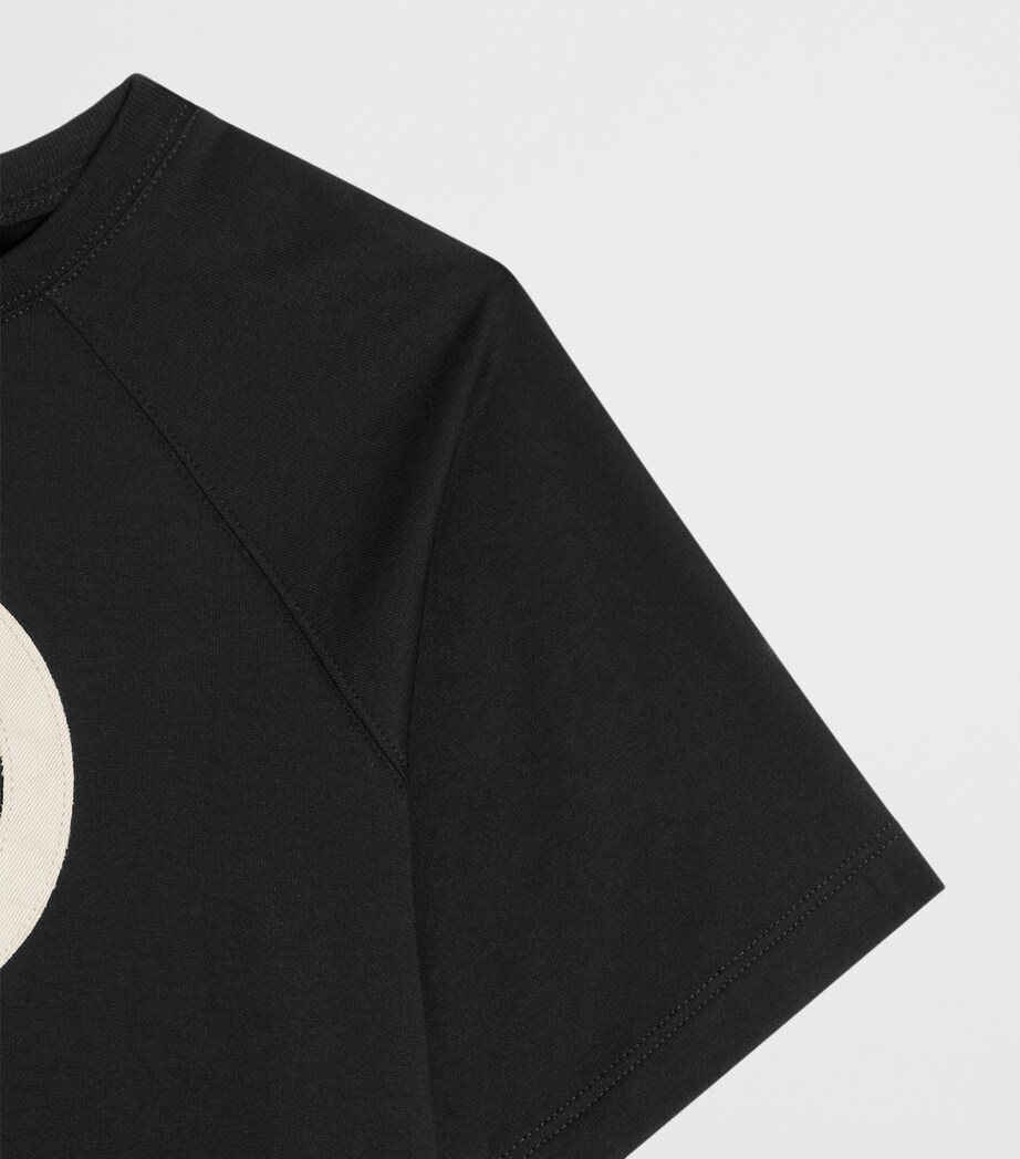 Dolce&Gabbana Kids Cotton Logo T-Shirt (8-12+ Years) Black Image 4