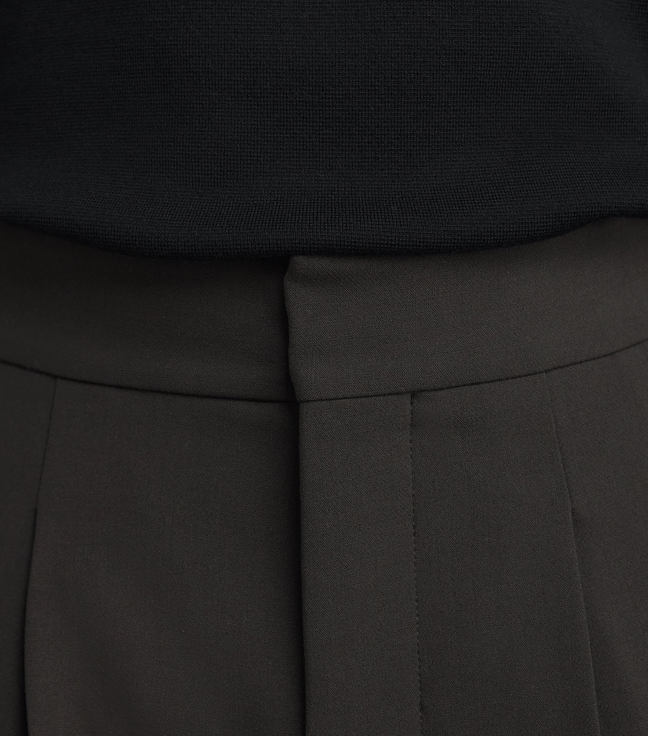 Fear Of God Mens Wool-Blend Straight Trousers Brown / Image 3