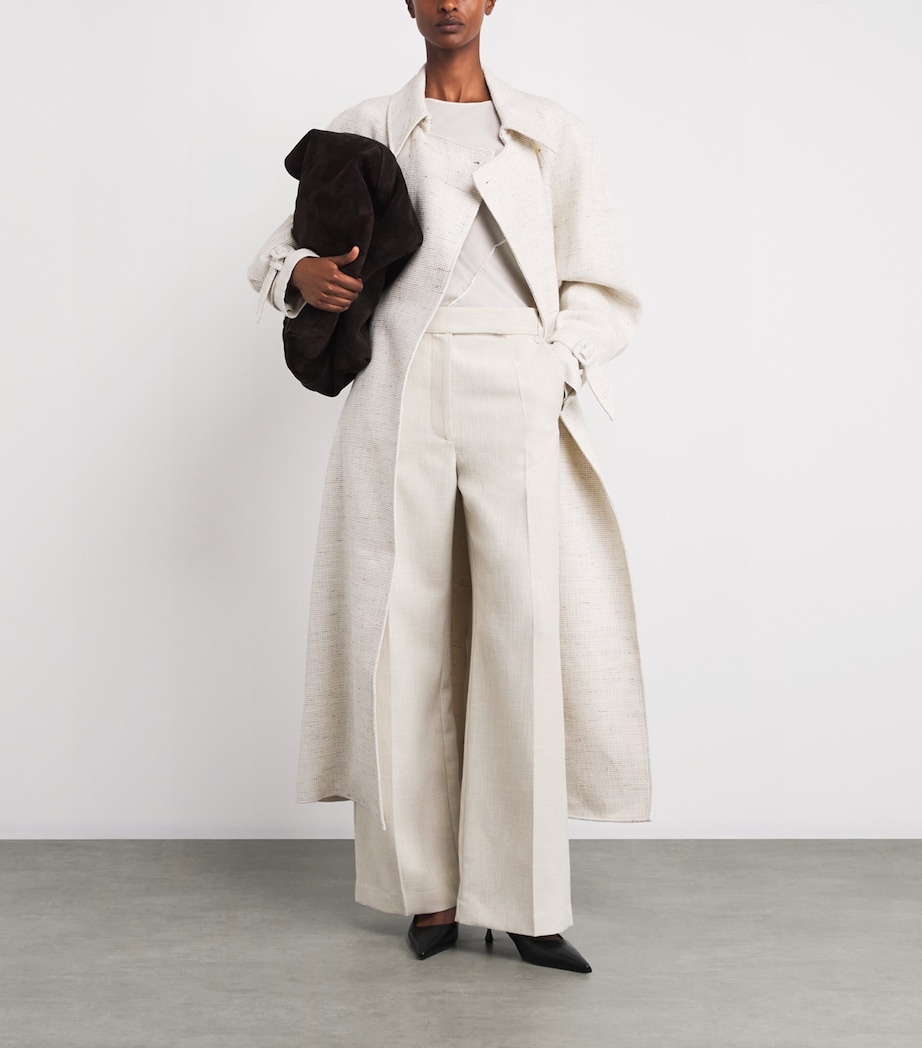 Corbett Wide-Leg Trousers STONE MCRM Image 2