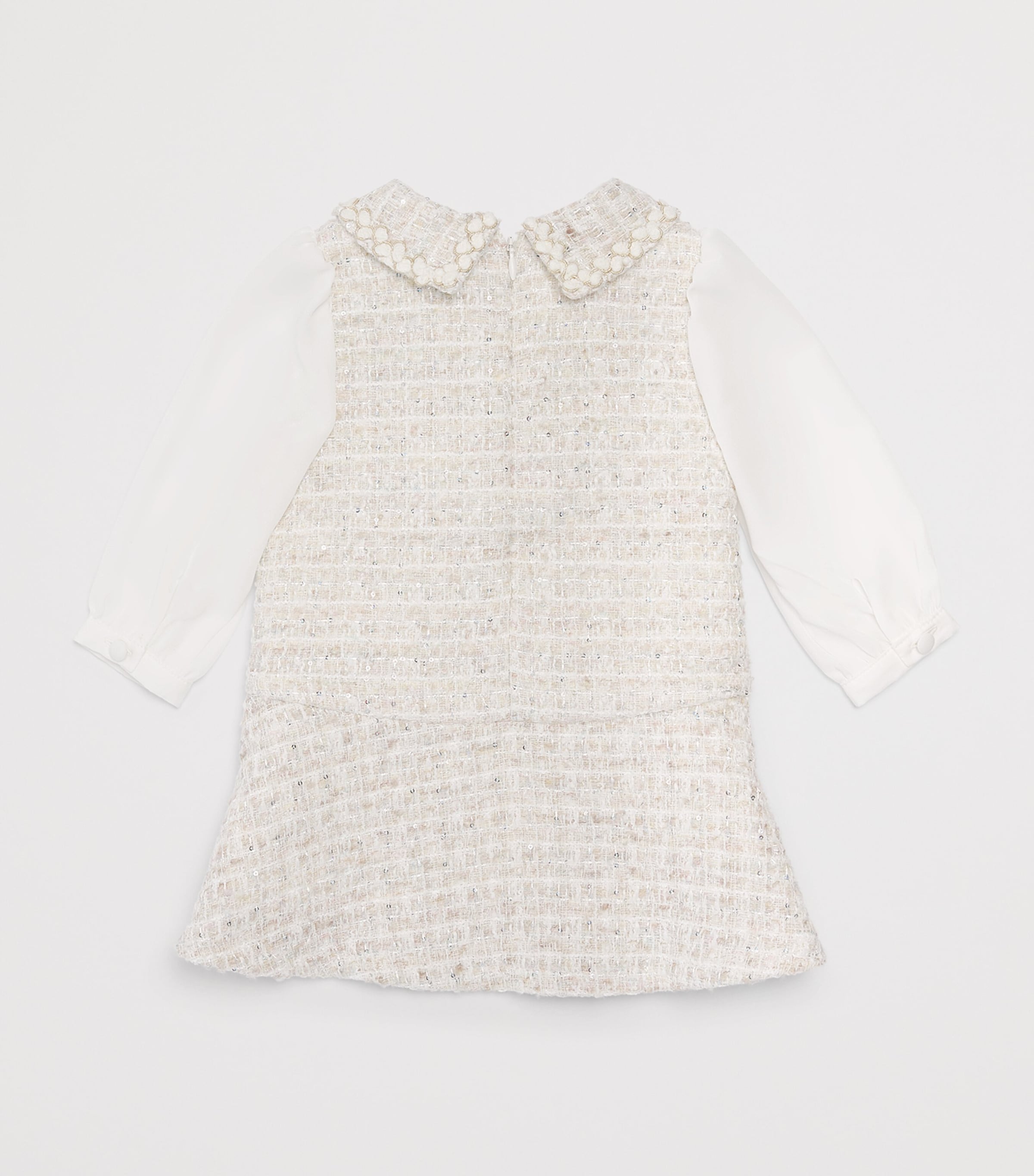 Patachou Bouclé Tweed Dress (6-18 Months) Sparkle Tweed Image 2