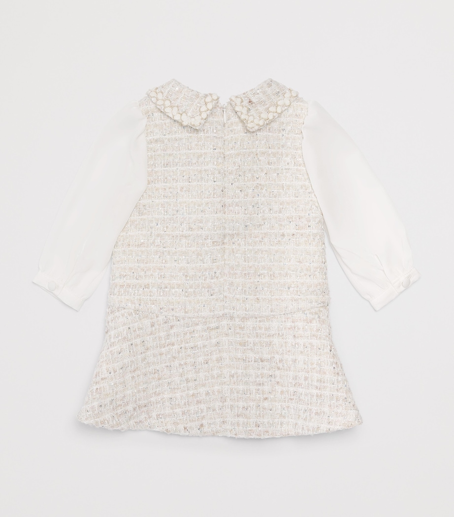 Patachou Bouclé Tweed Dress (6-18 Months) Sparkle Tweed Image 2