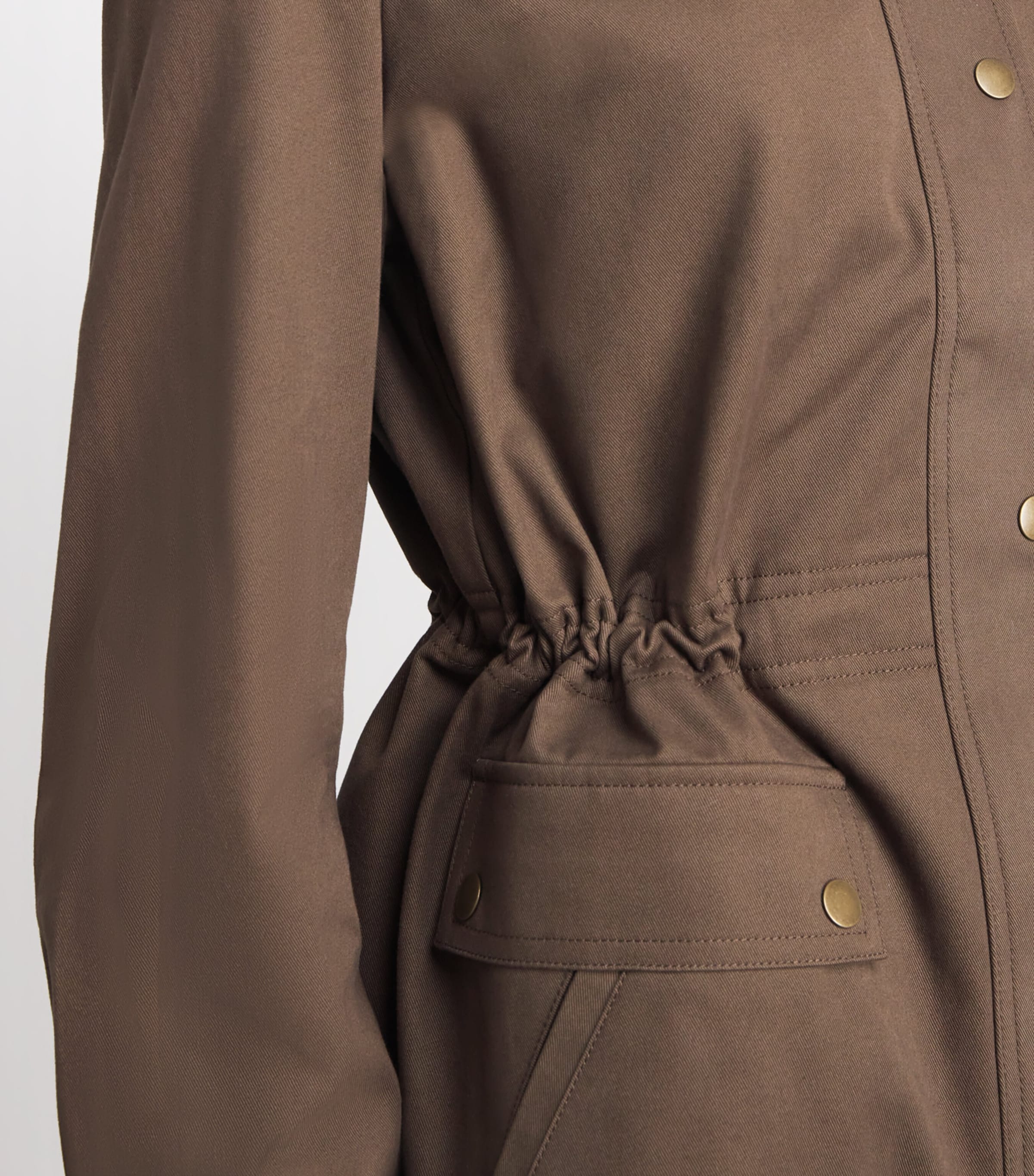 PAIGE Womens Cotton Horizon Jacket Brown Image 3