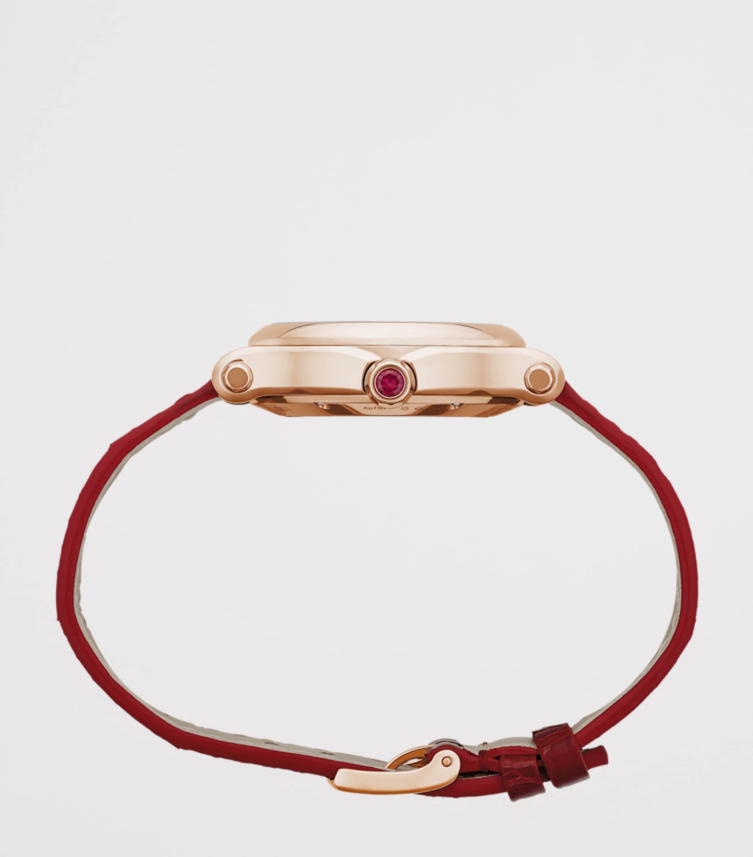 Rose Gold and Diamond Happy Sport Watch 33mm 18K ROSE GOLD Image 3