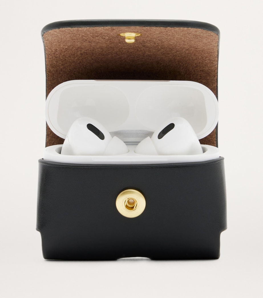 Calfskin AirPods Case BLACK Image 2