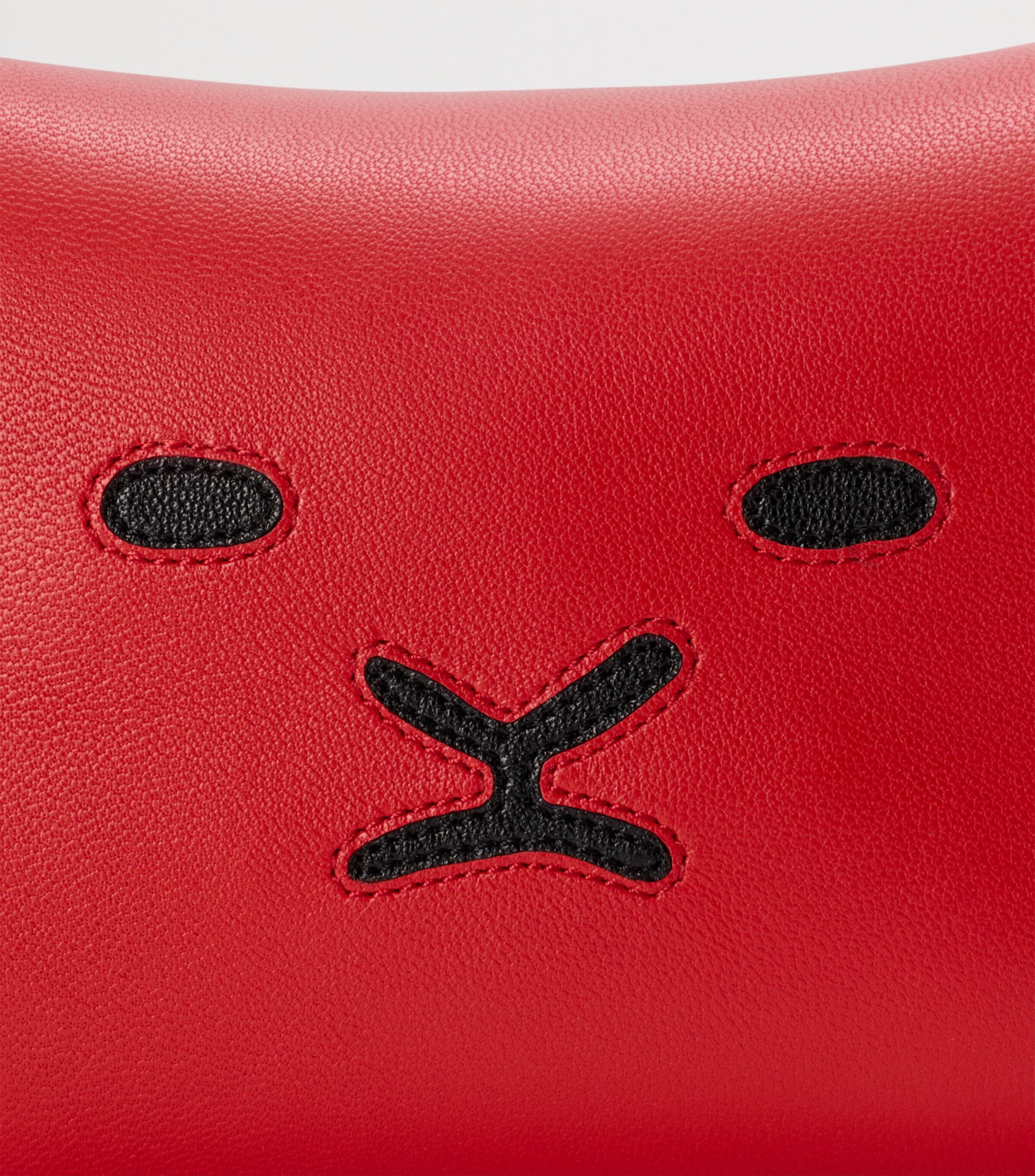 LOEWE Leather Cala 180 Top-Handle Bag Red Image 8