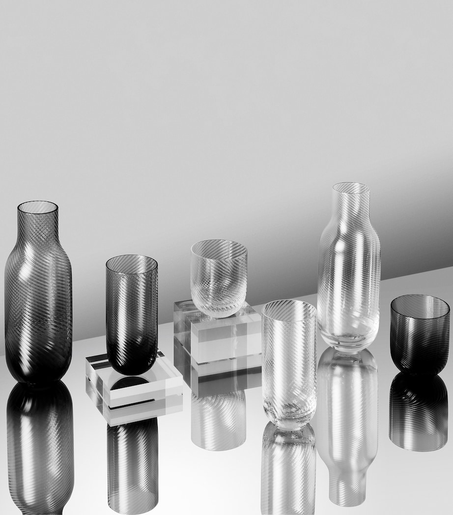 Set of 2 Optic Clear Highball Glasses (400ml) CLEAR Image 3