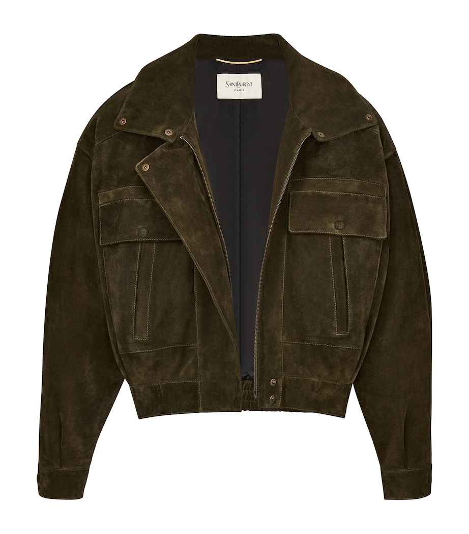 Calfskin Cropped Jacket 3260 Image 5