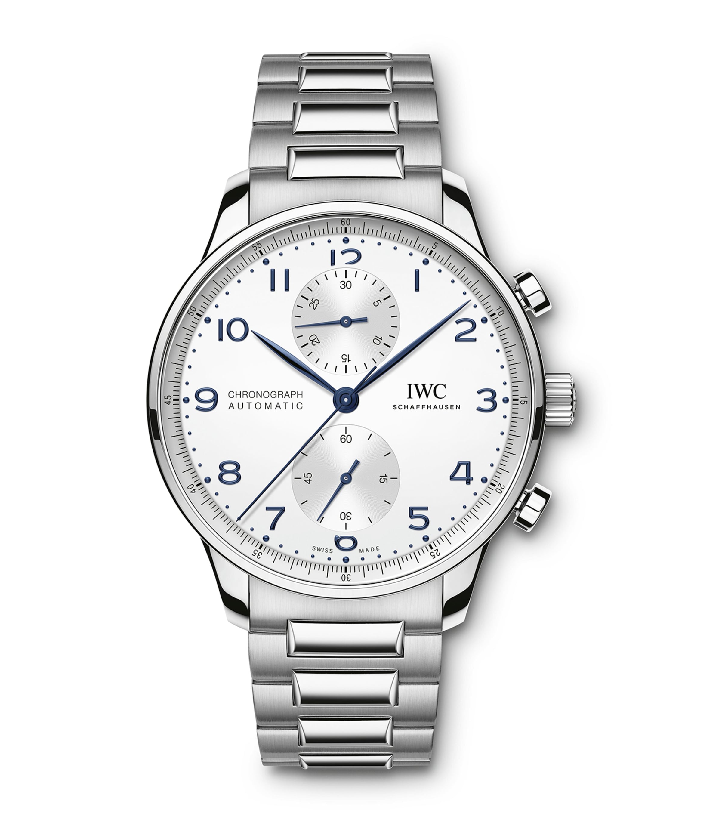 IWC Schaffhausen Stainless Steel Portugieser Chronograph Watch 41mm | Fine Watches | Mens Fine Watches