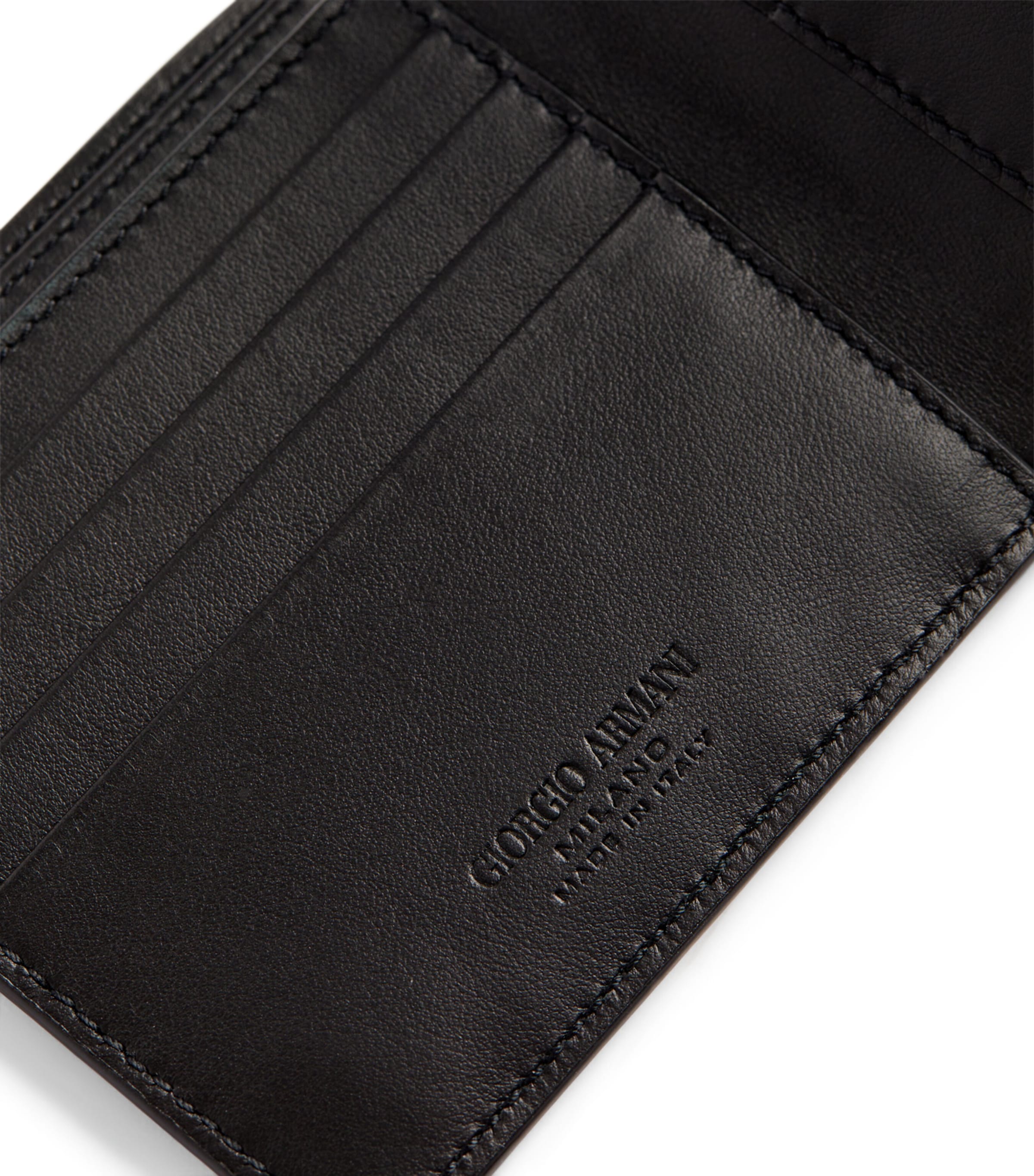 Leather Wave-Embossed Bifold Wallet 80001 Image 4