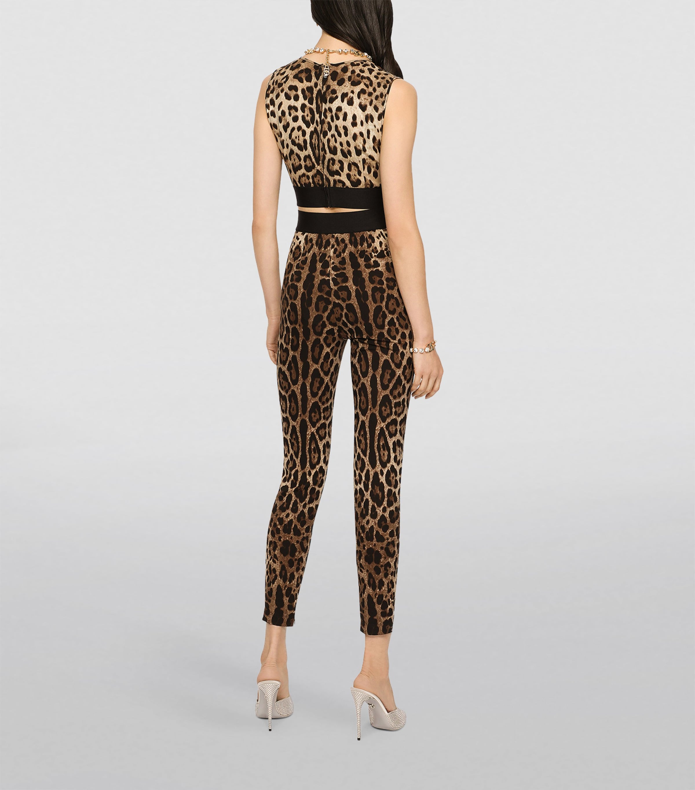 Leopard Print Crop Top HY13M-LEO NEW Image 4