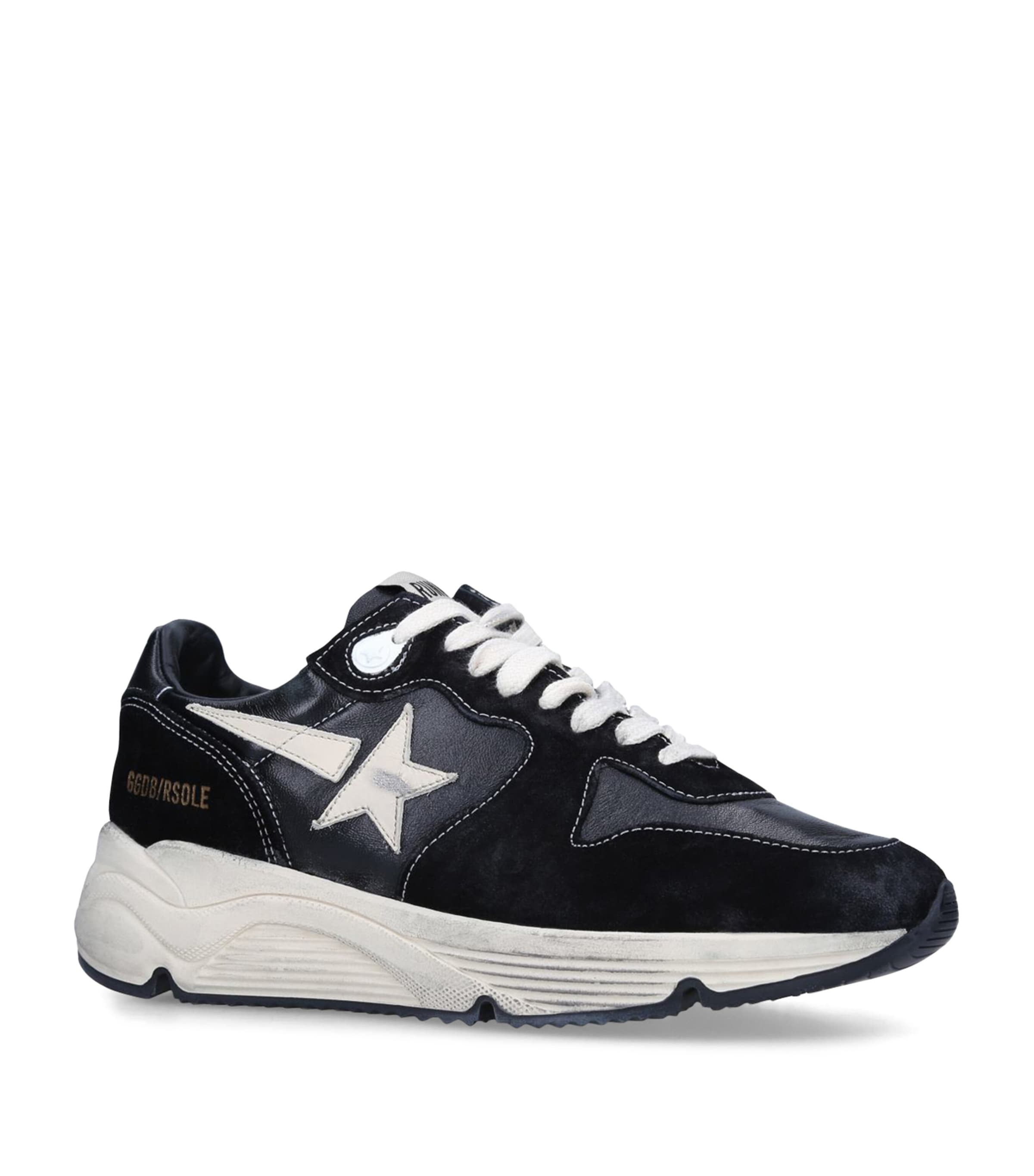 Golden Goose Leather Running Sole Sneakers