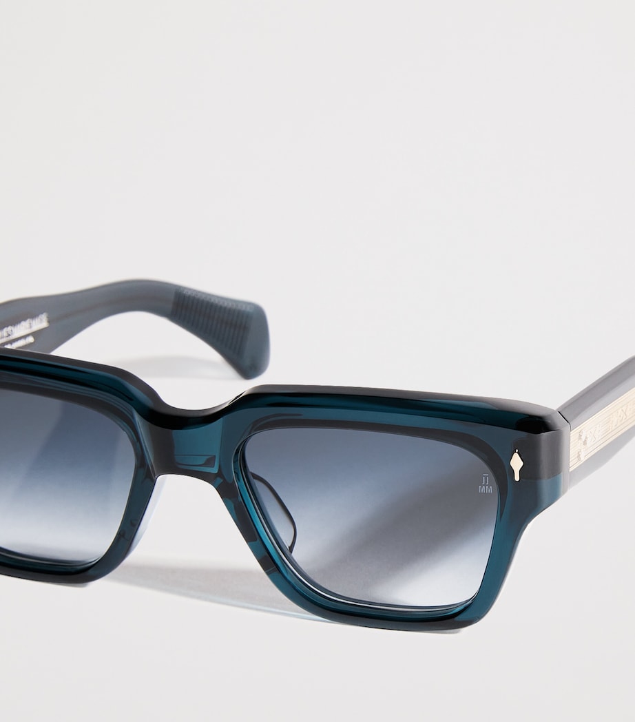 Acetate Fellini Sunglasses 9F-INDIGO Image 7