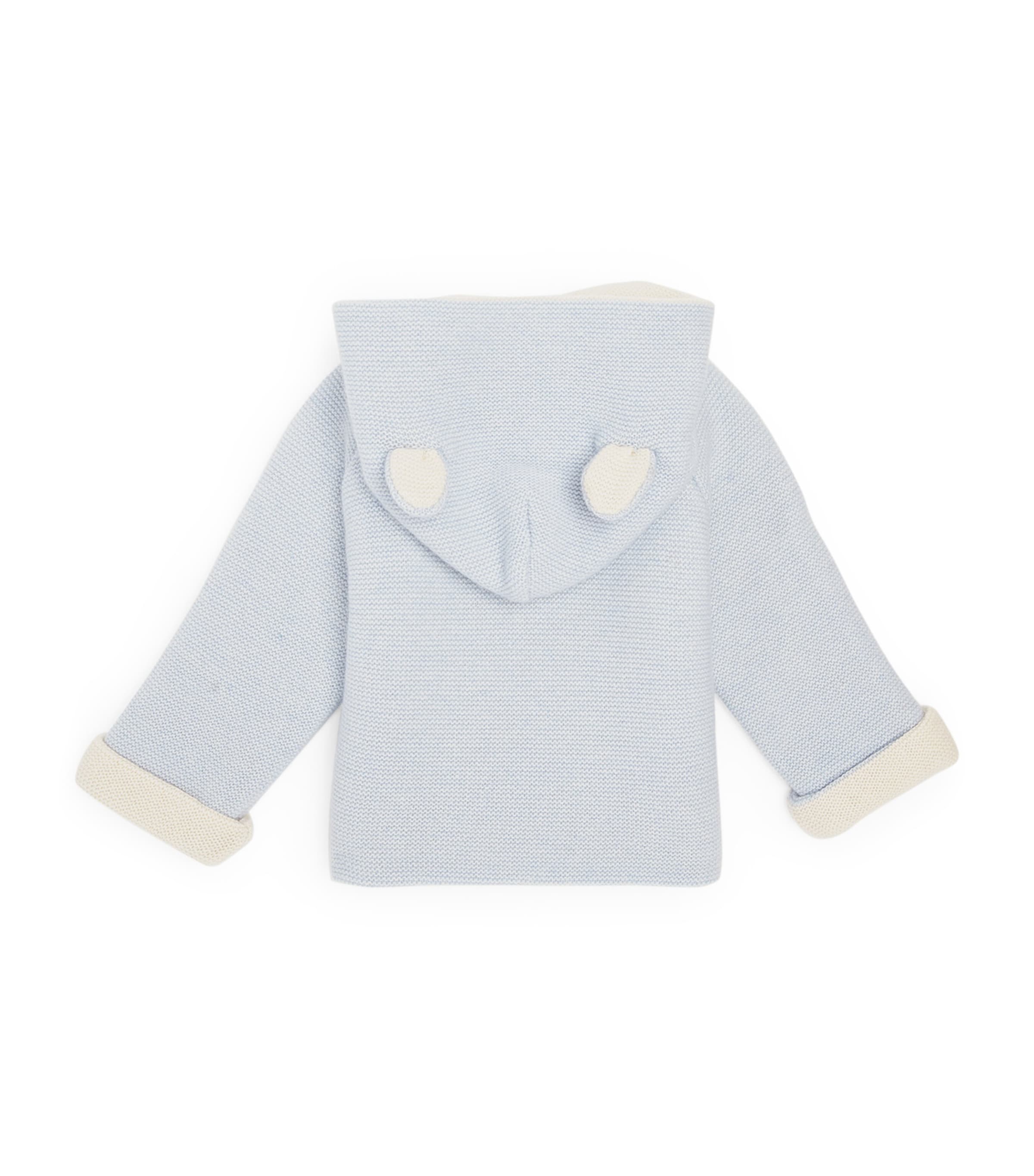 Teddy Coat (1-9 Months) PALE BLUE Image 3