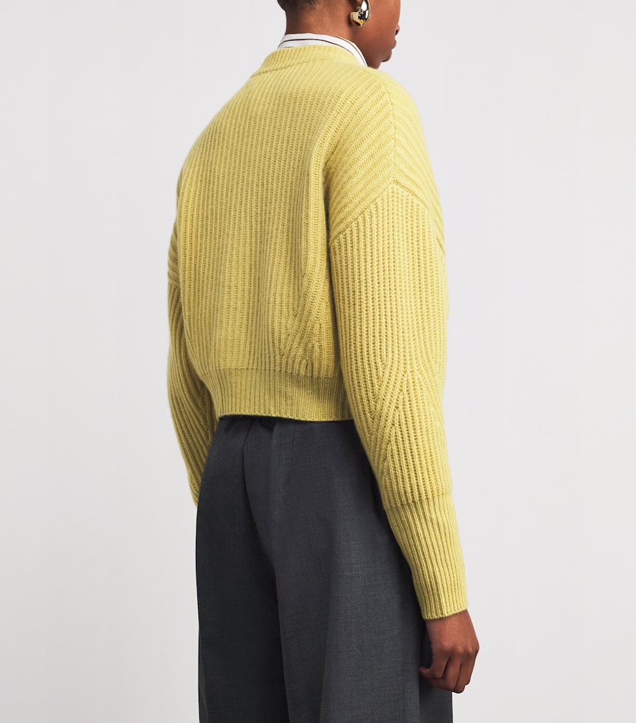 Cashmere Monaco Cardigan YELLOW Image 4