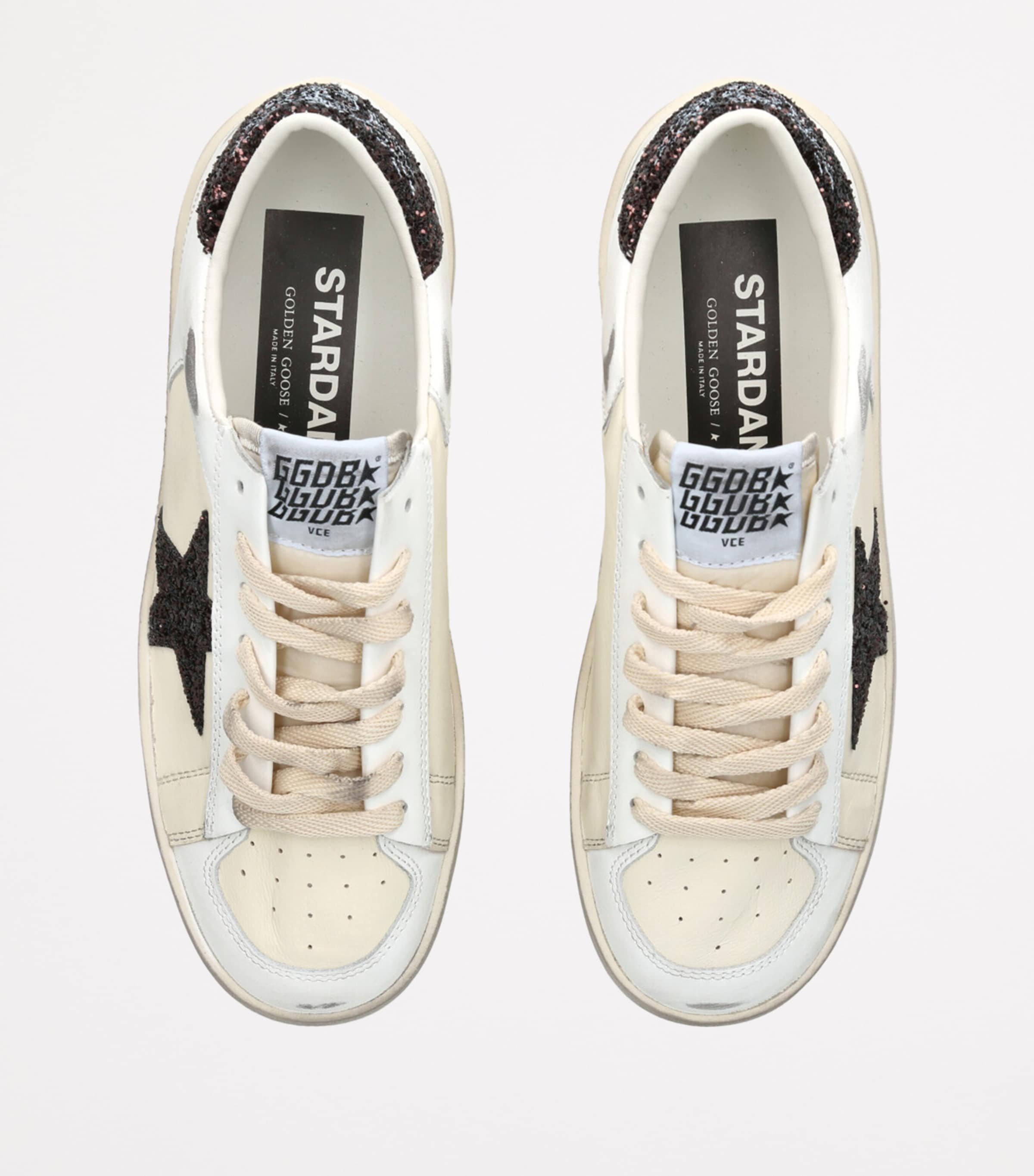 Golden Goose Leather Stardan Sneakers White/oth Image 4