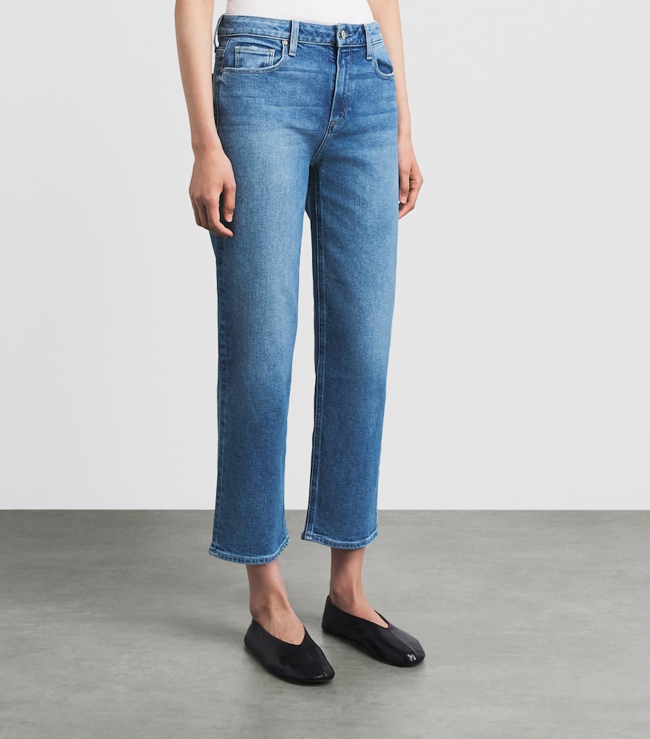 PAIGE Womens Mason Ankle Mid-Rise Straight Jeans Eames Image 4