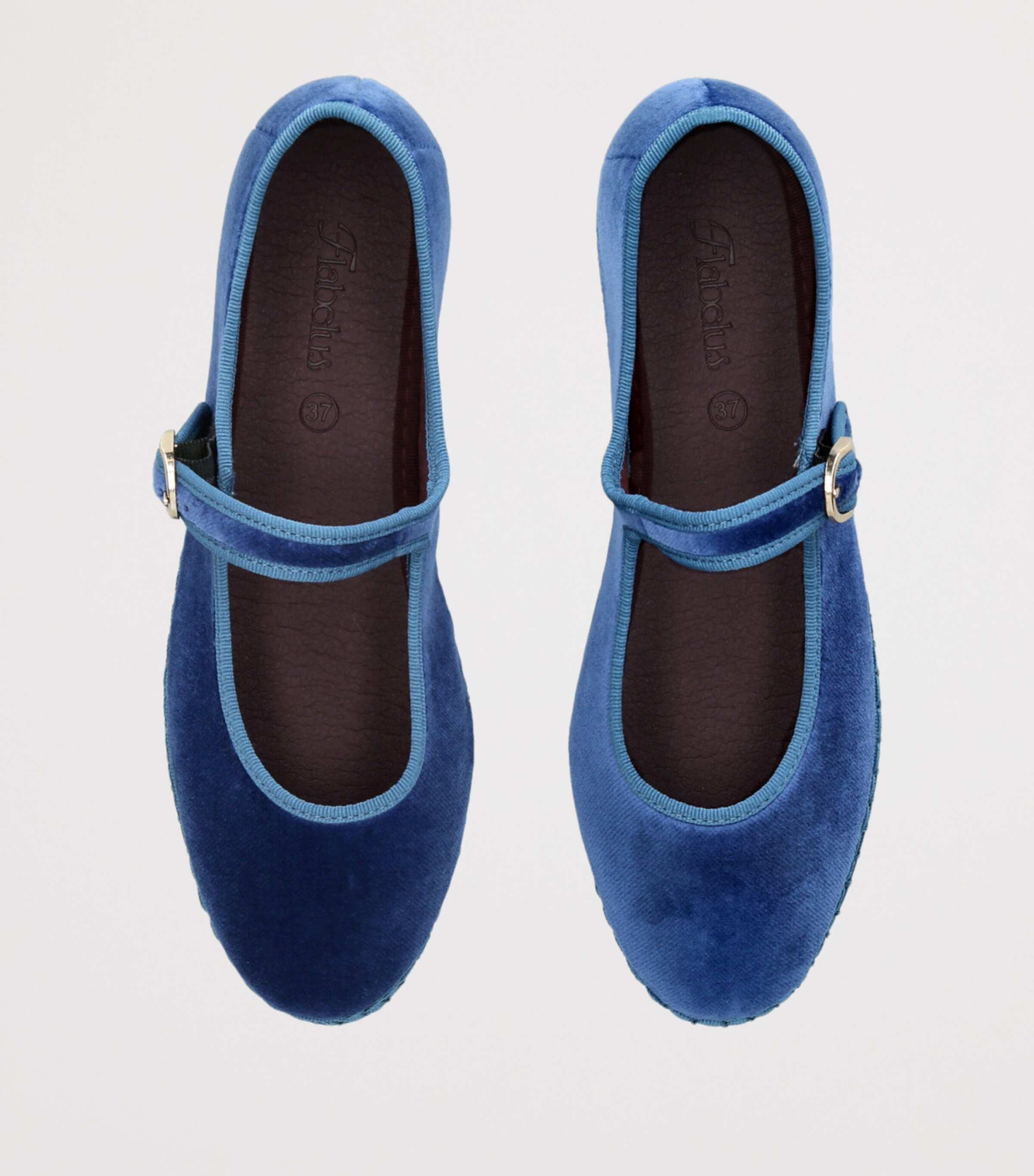 Velvet Alexandra Mary Jane Flats BLUE OTHER Image 4