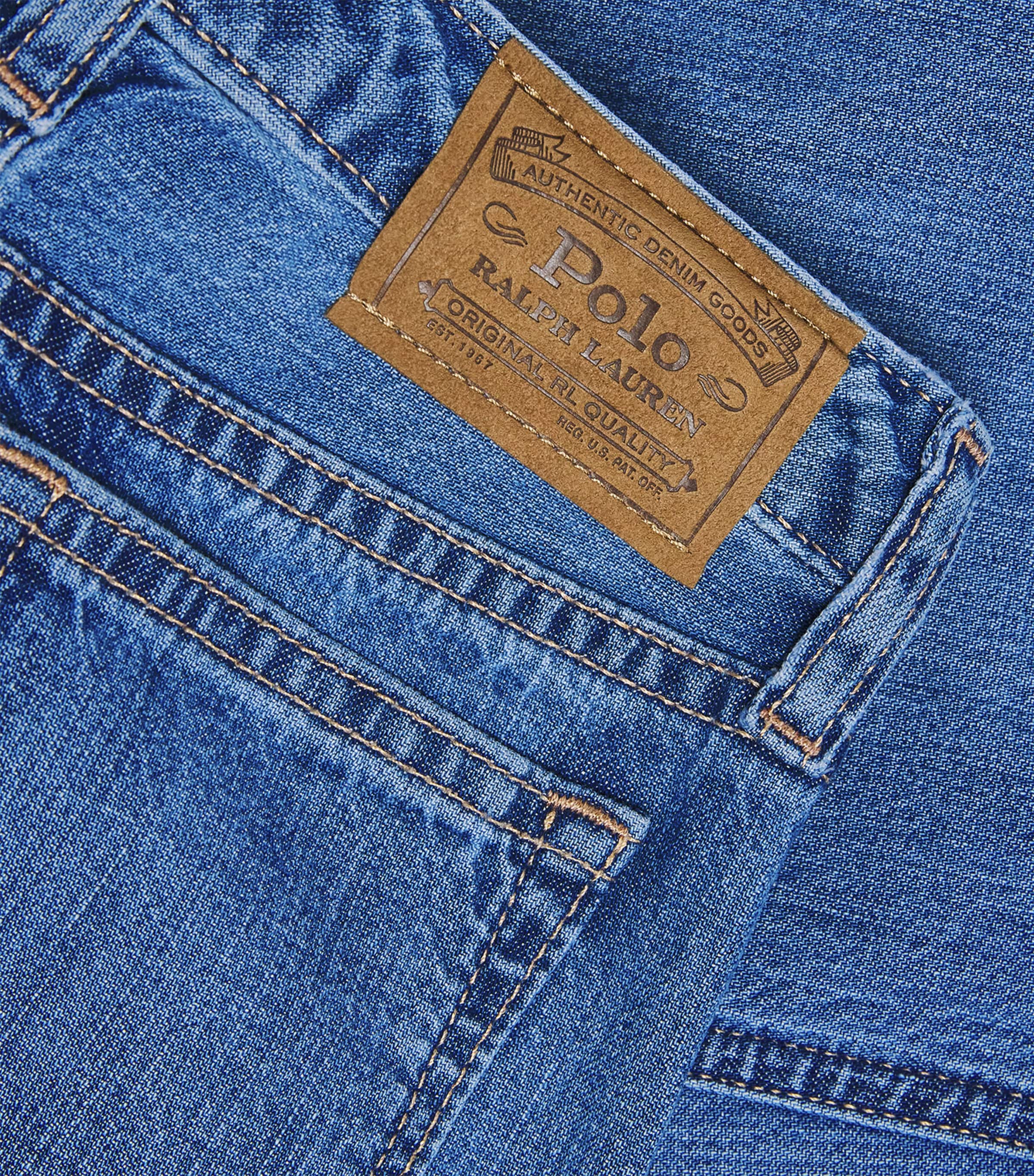 Ralph Lauren Kids Wide Leg Jeans (2-6 Years) Peajay Wash Image 3