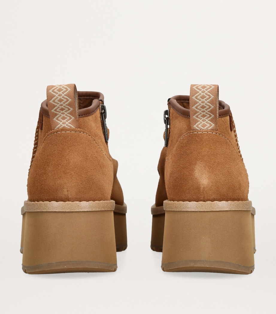Suede Cityfunc Ultra Mini Boots 60 TAN Image 2