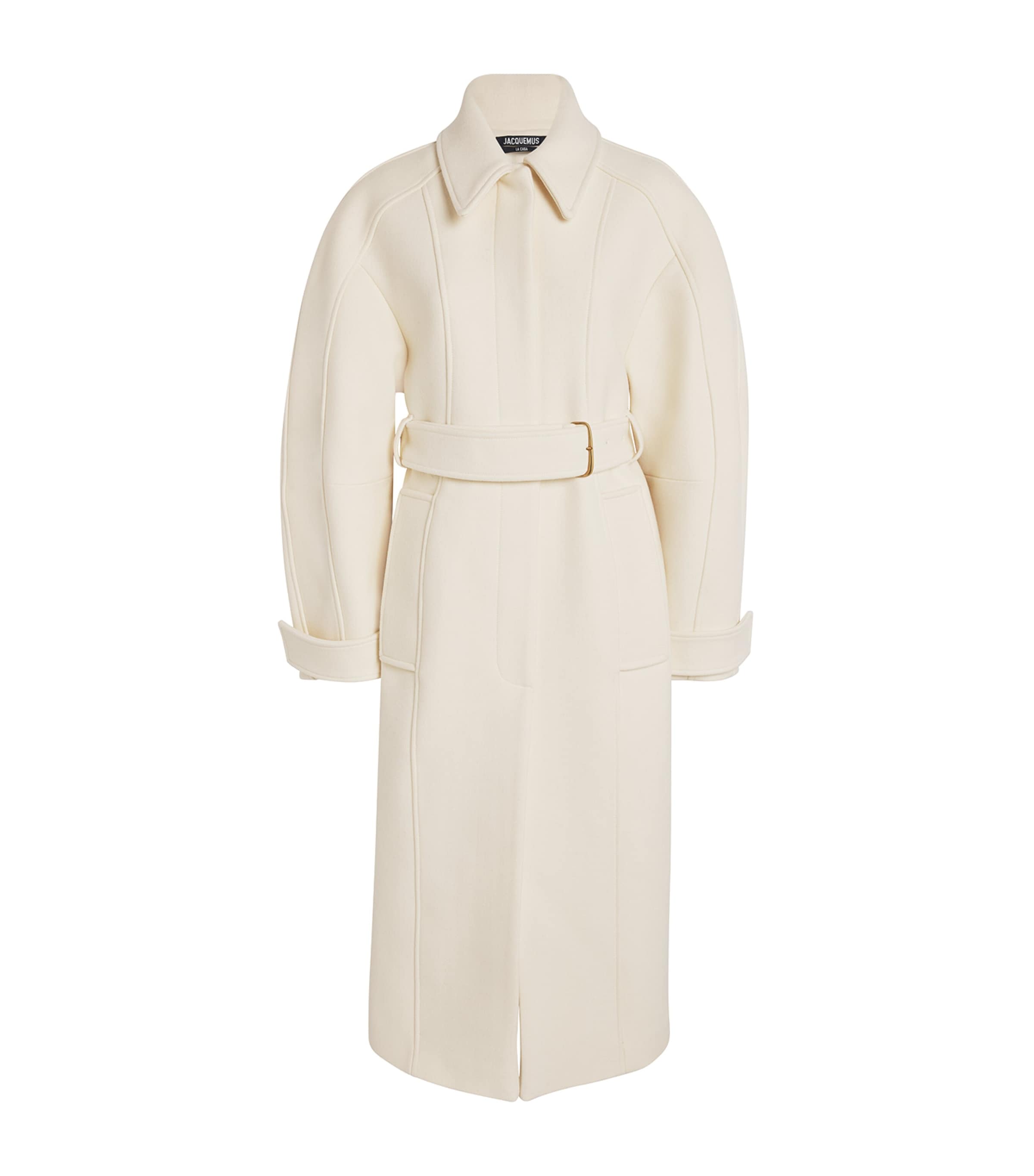 Jacquemus Bari Coat In Neutral