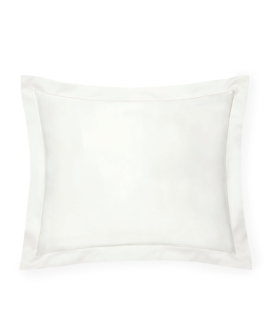 Egyptian Cotton Sham Giza Standard Pillowcase (75cm x 50cm) CANDLELIGHT Image 1