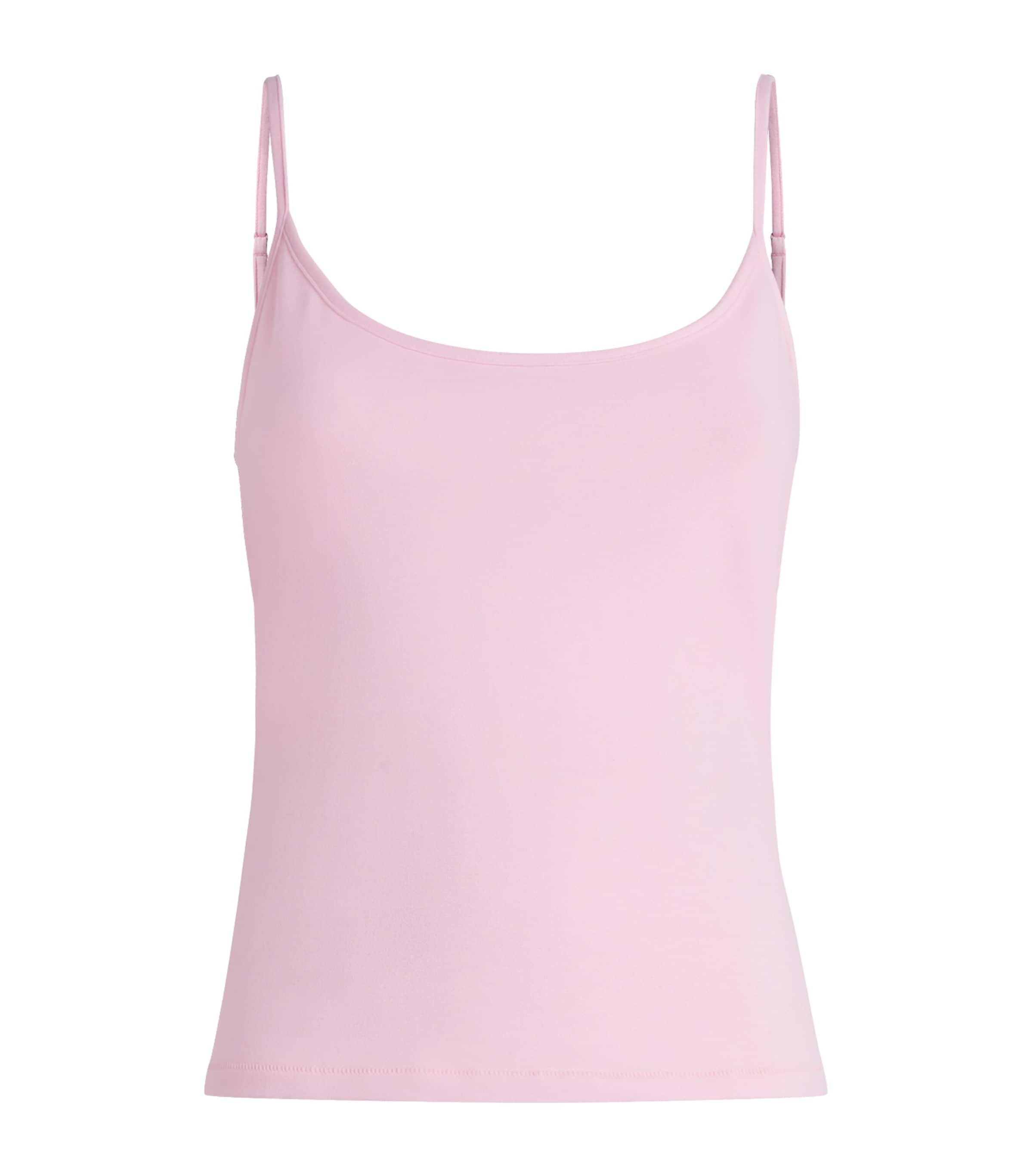 Skims Womens Stretch Cotton Cami Top Cherry Blossom Image 1