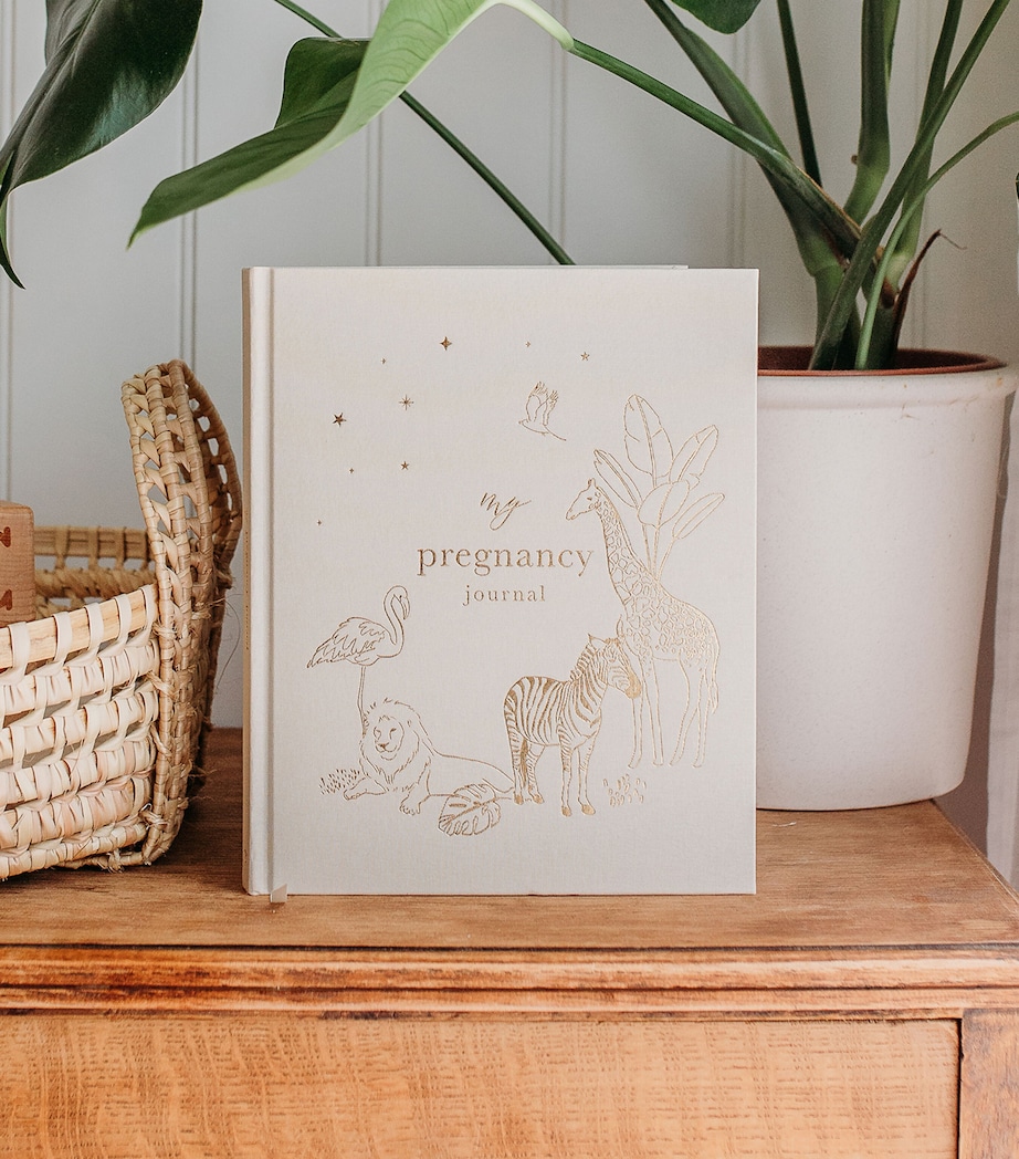 Safari My Pregnancy Journal IVORY/BEIGE, GOLD Image 15