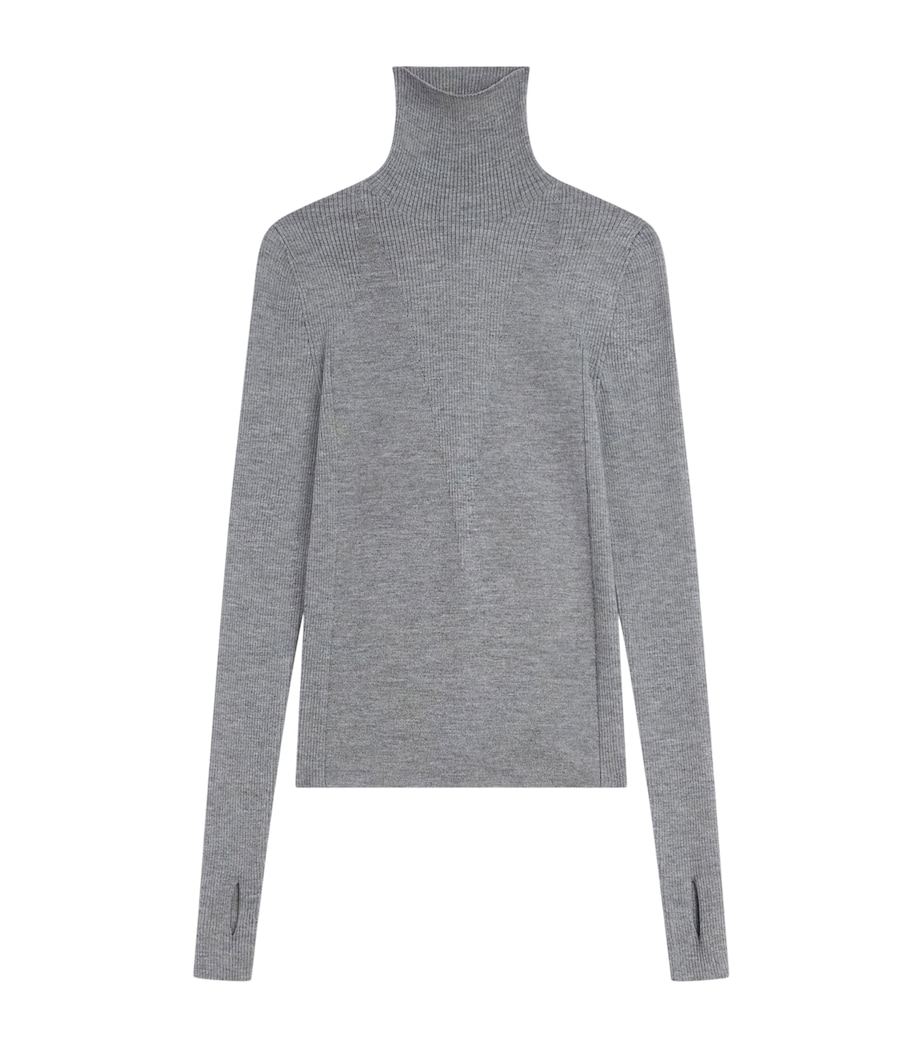 Givenchy Womens Wool-Silk Rollneck Sweater Image 1
