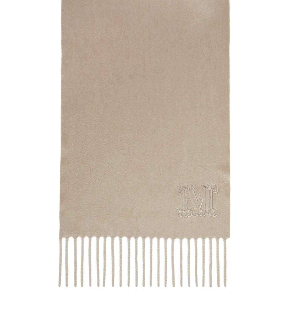 Cashmere Square Scarf SAND Image 1