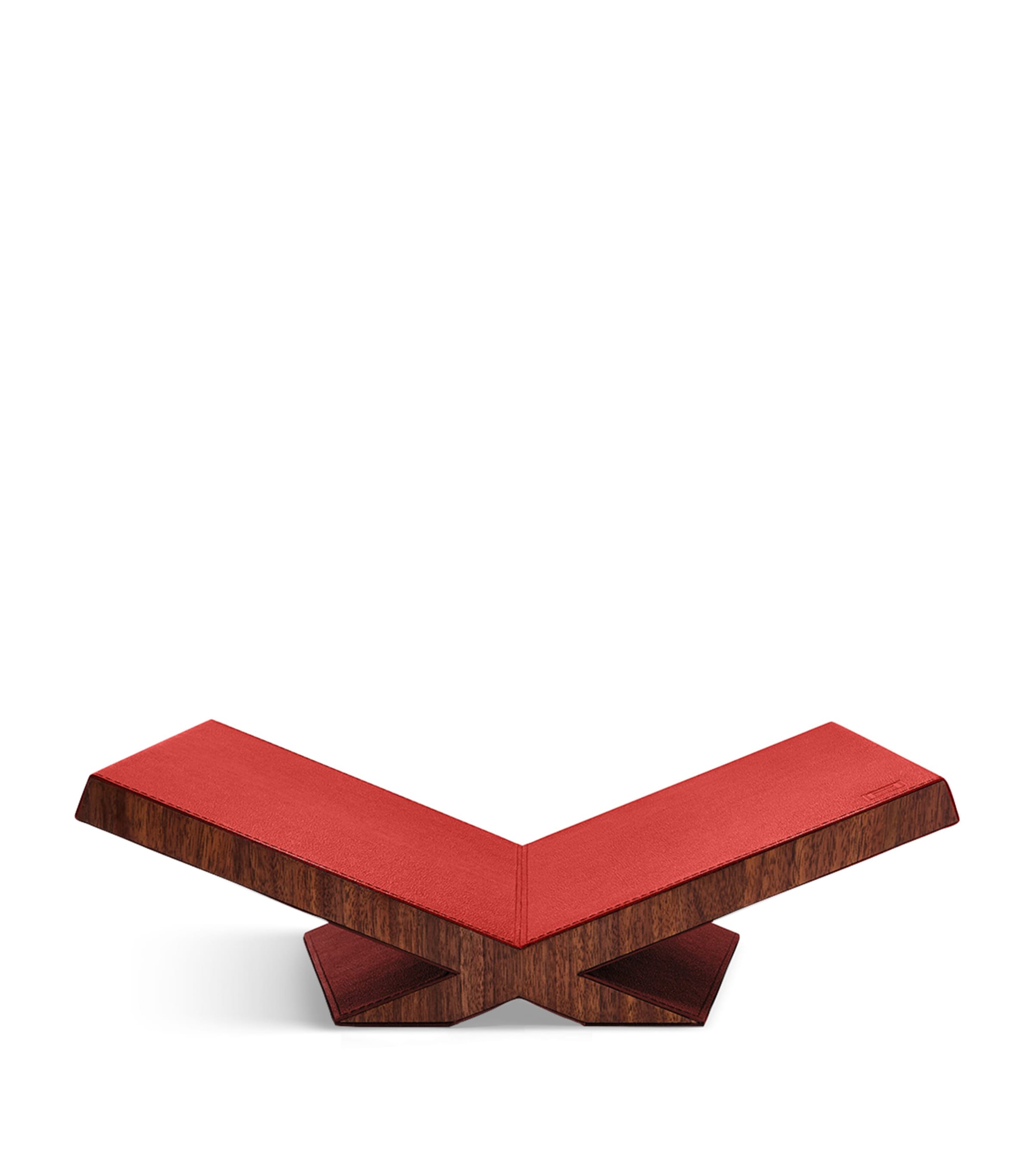 Assouline Walnut-Leather Culture Bookstand | Designers | Assouline
