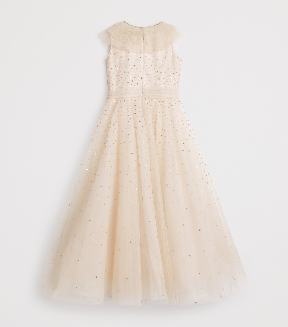 Tulle Embellished Dress (6-14 Years) 820/172 ILLUSION/GLD Image 2