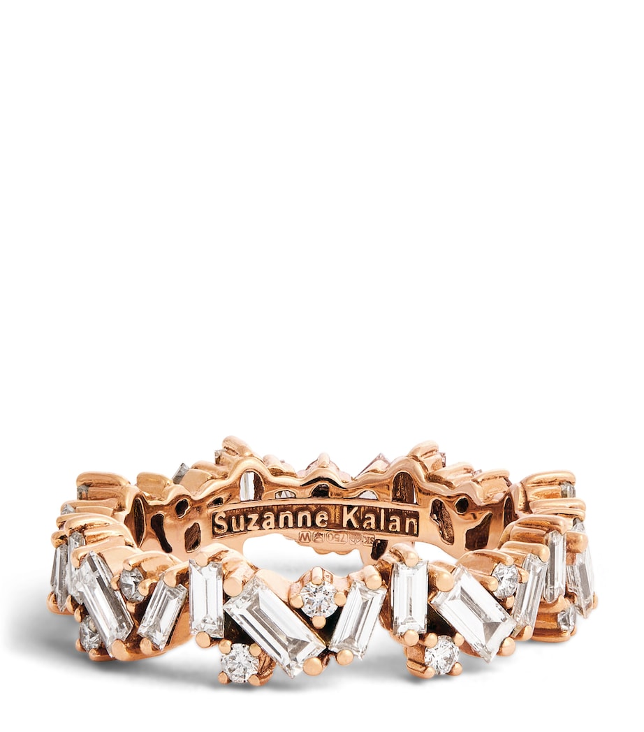 Suzanne Kalan Rose Gold and Diamond Frenzy Eternity Ring Rg/wd Image 1