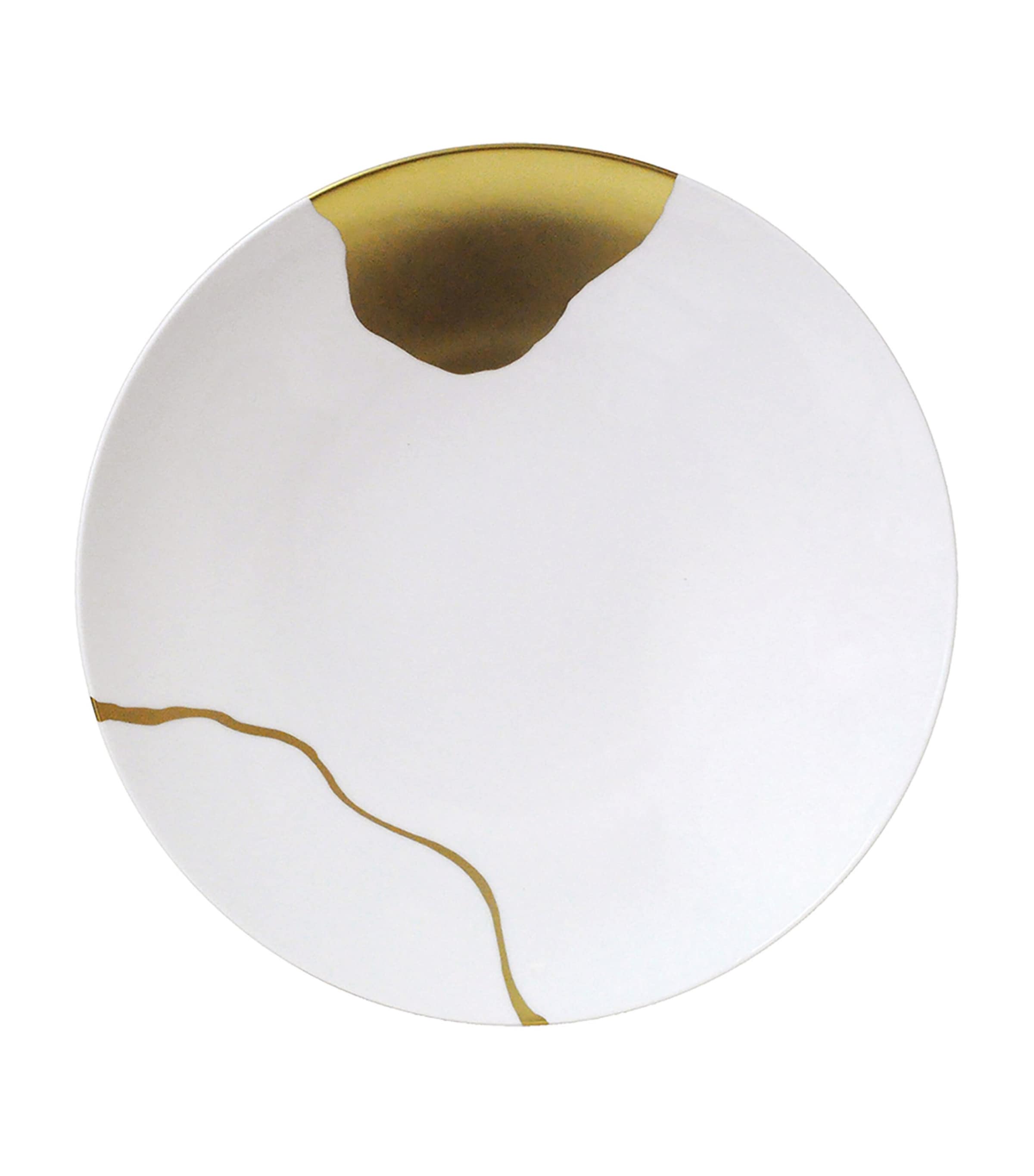 Bernardaud Set of 12 Kintsugi Dinner Plates (26cm) Or Image 7