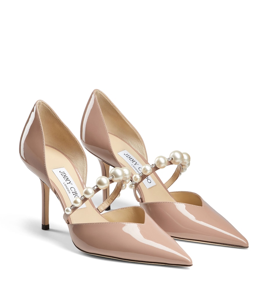 Aurelie 85 Patent Leather Pumps BALLET PINK/WHITE Image 3