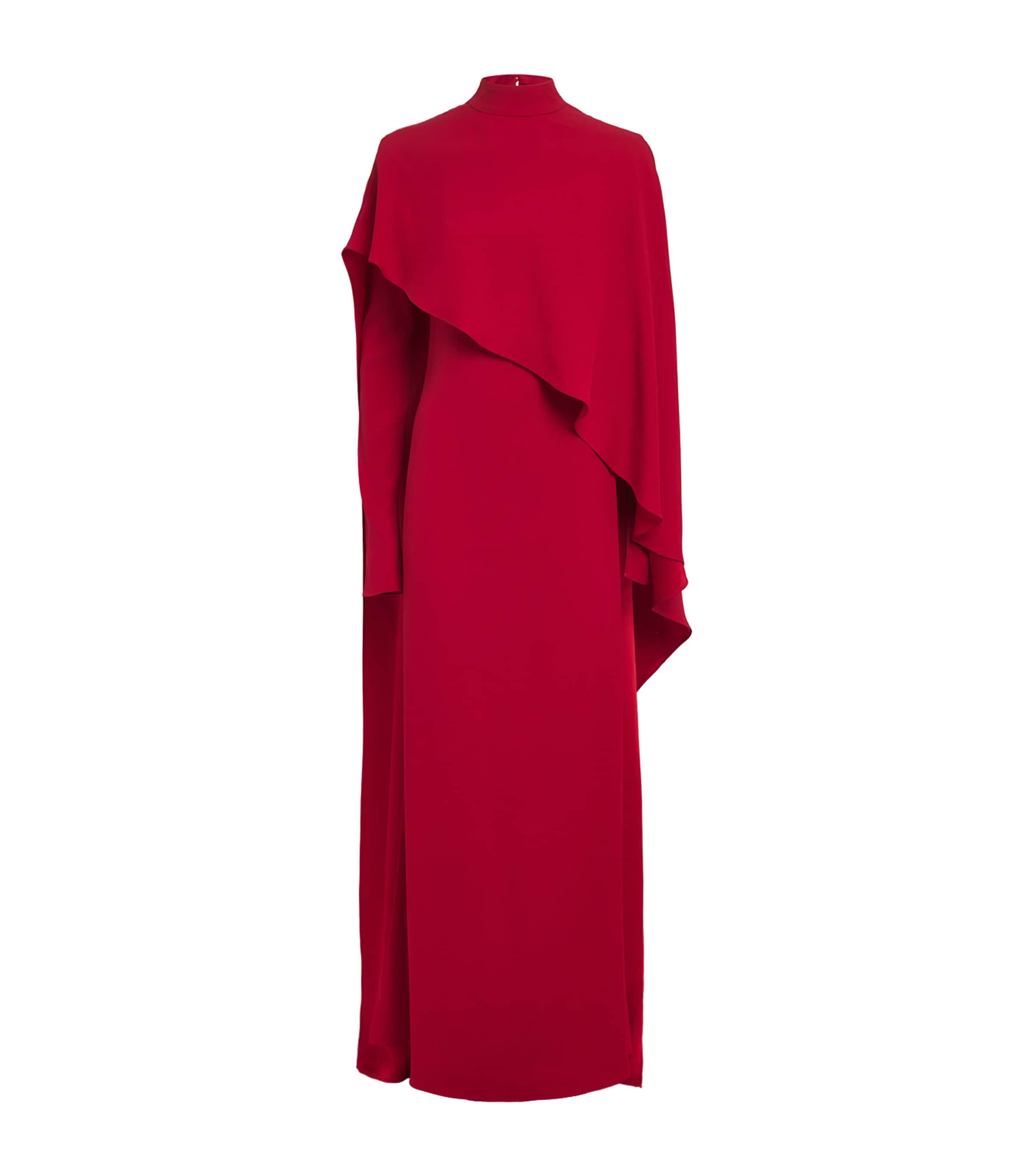Crepe Cady Carrington Maxi Dress RUBY Image 1